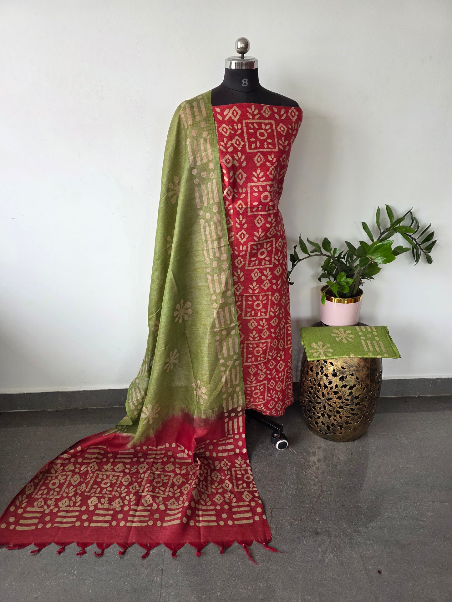 Bhagalpuri batik salwar set - BA445