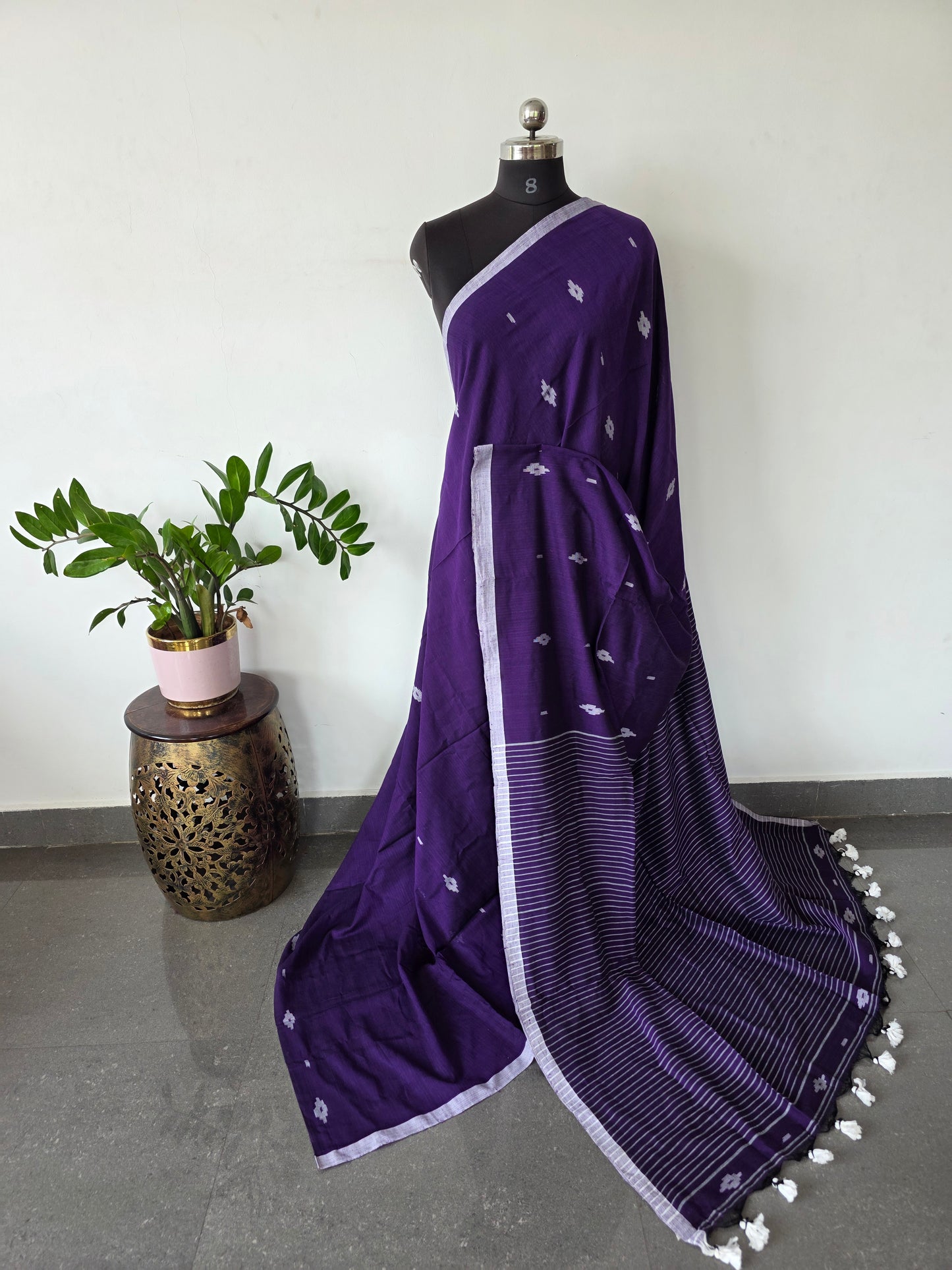 Malai cotton West Bengal saree - BB541