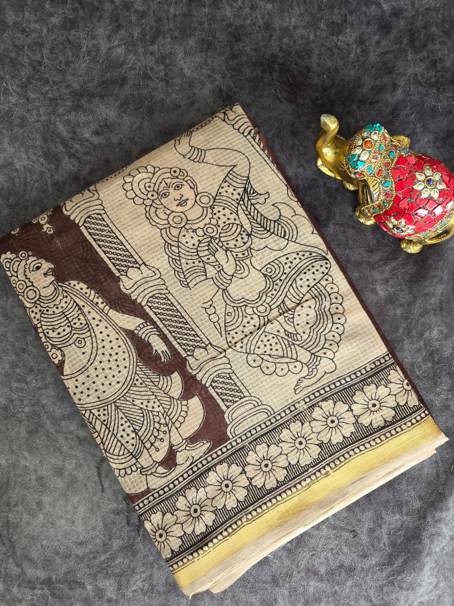 Authentic Kota kalamkari saree - AK155