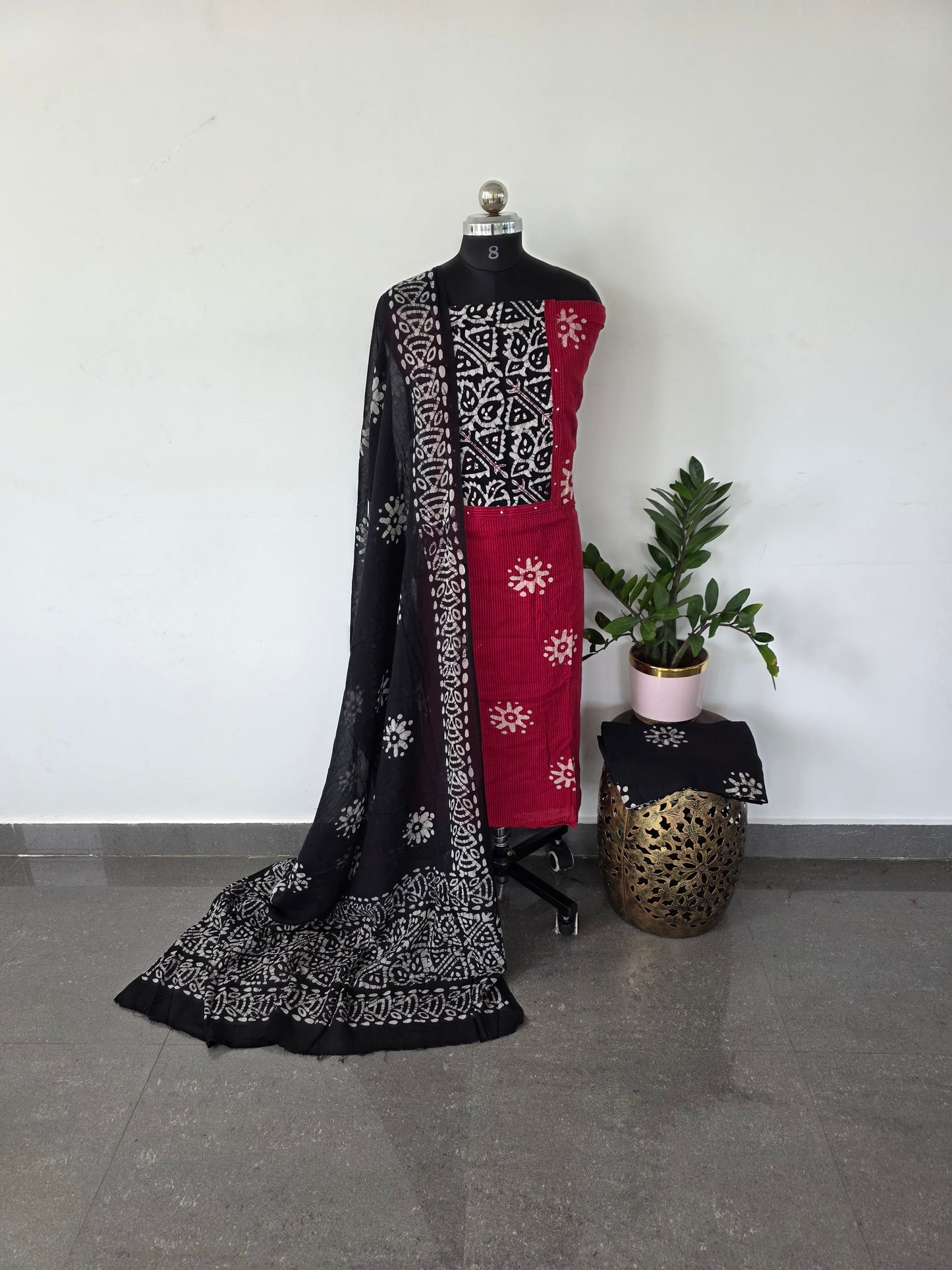 Pure kantha batik cotton set  - BA4