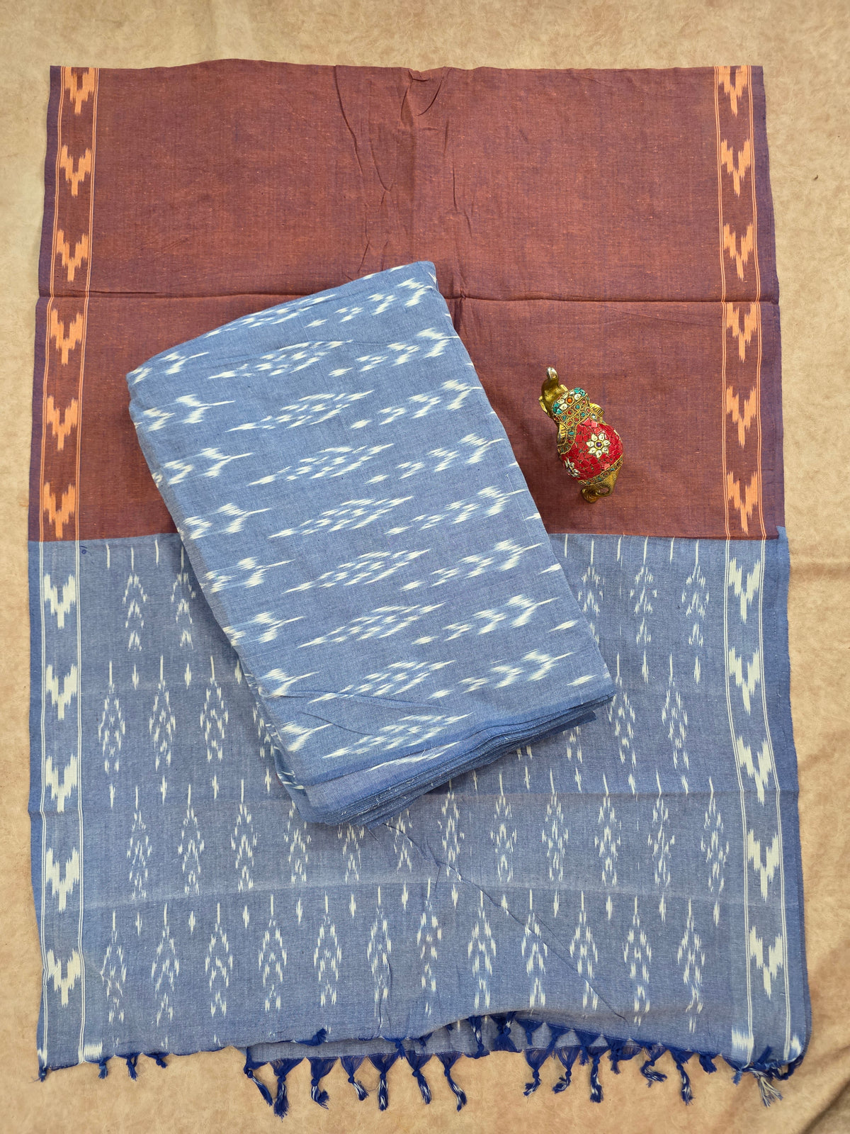 Pochampally ikkat cotton set -WW313