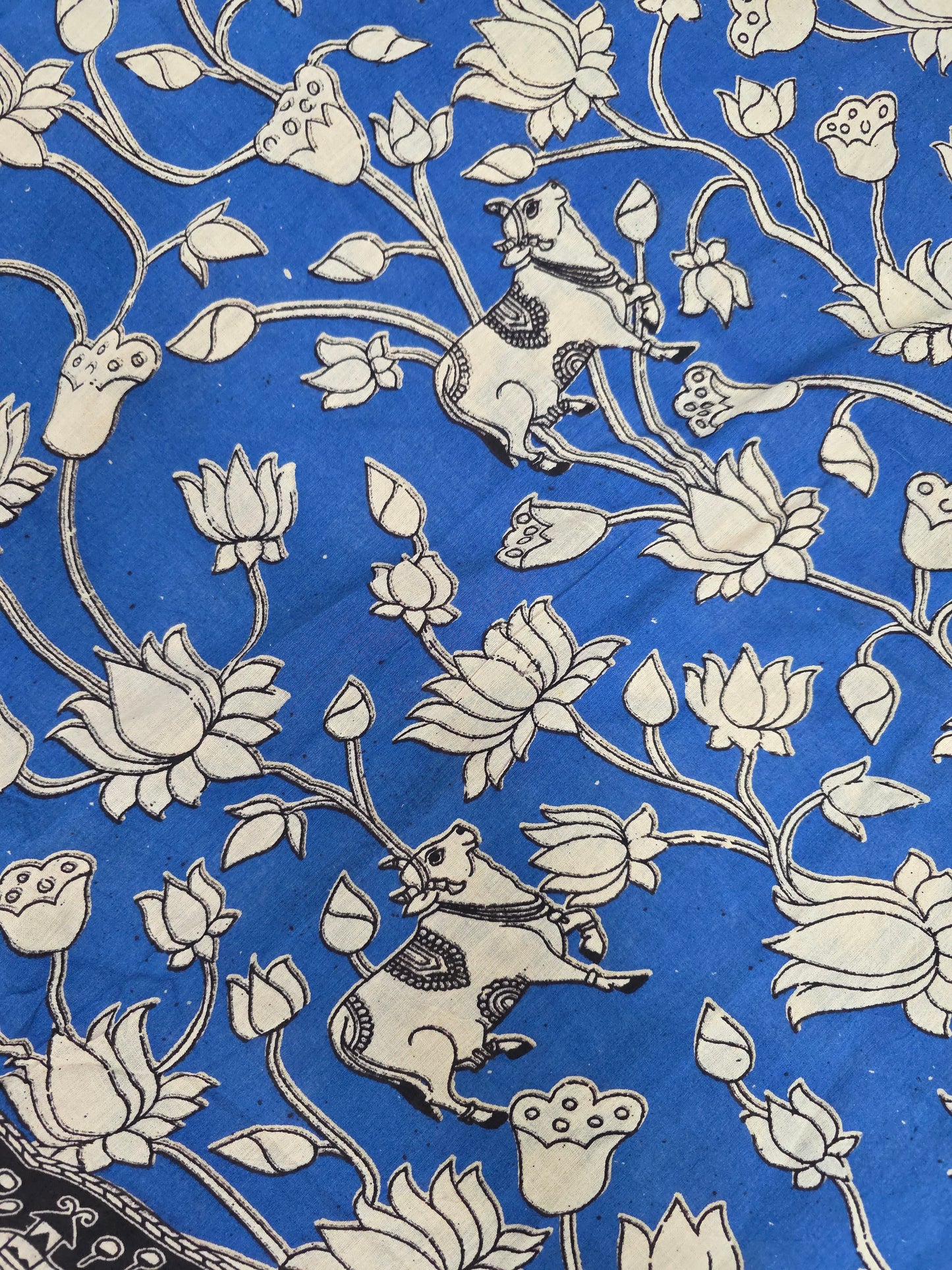Pure Kalamkari Cotton Salwar Set (2.5 Metres) - Ak342