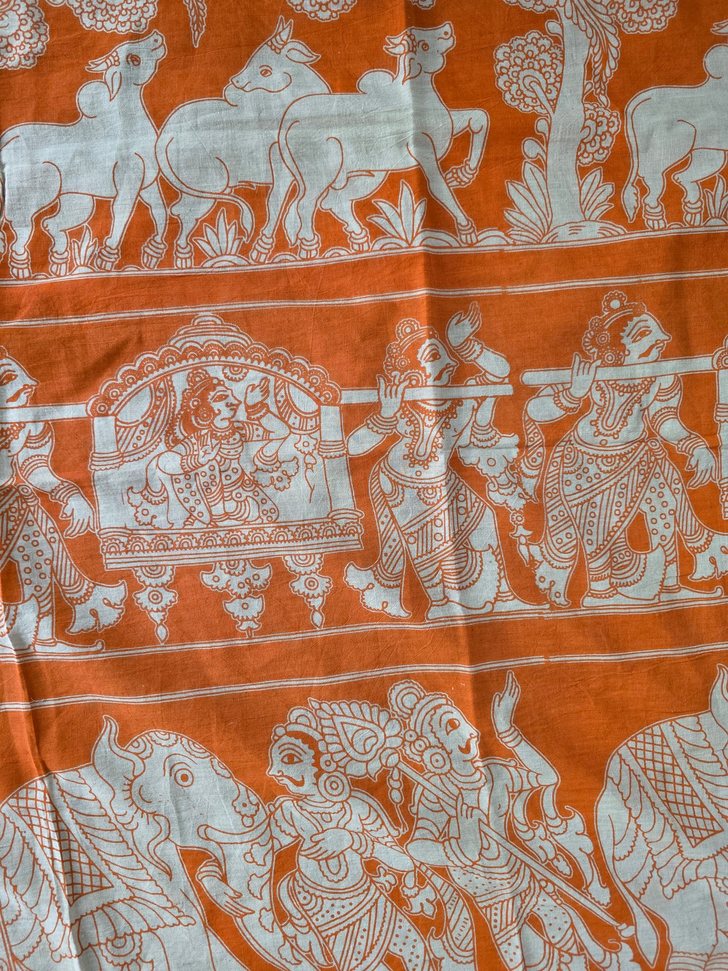Pure Kalamkari Cotton Salwar Set (2.5 Metres) - Ak368