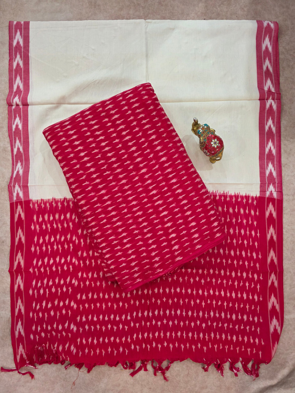 Pochampally ikkat cotton set -WW312