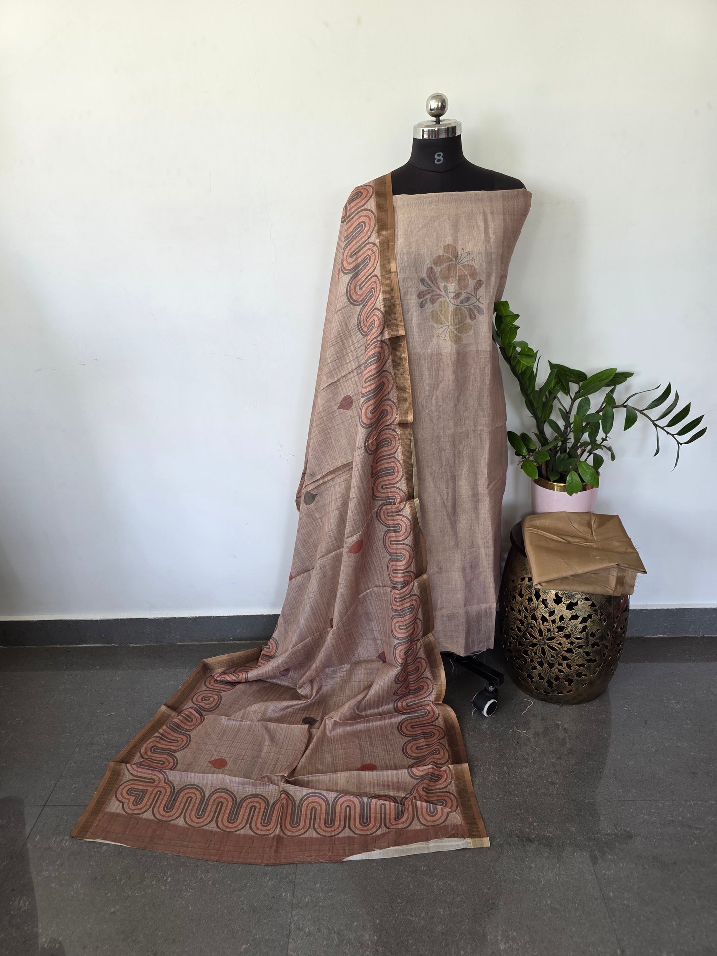 Fancy tissue silk set - CLA107
