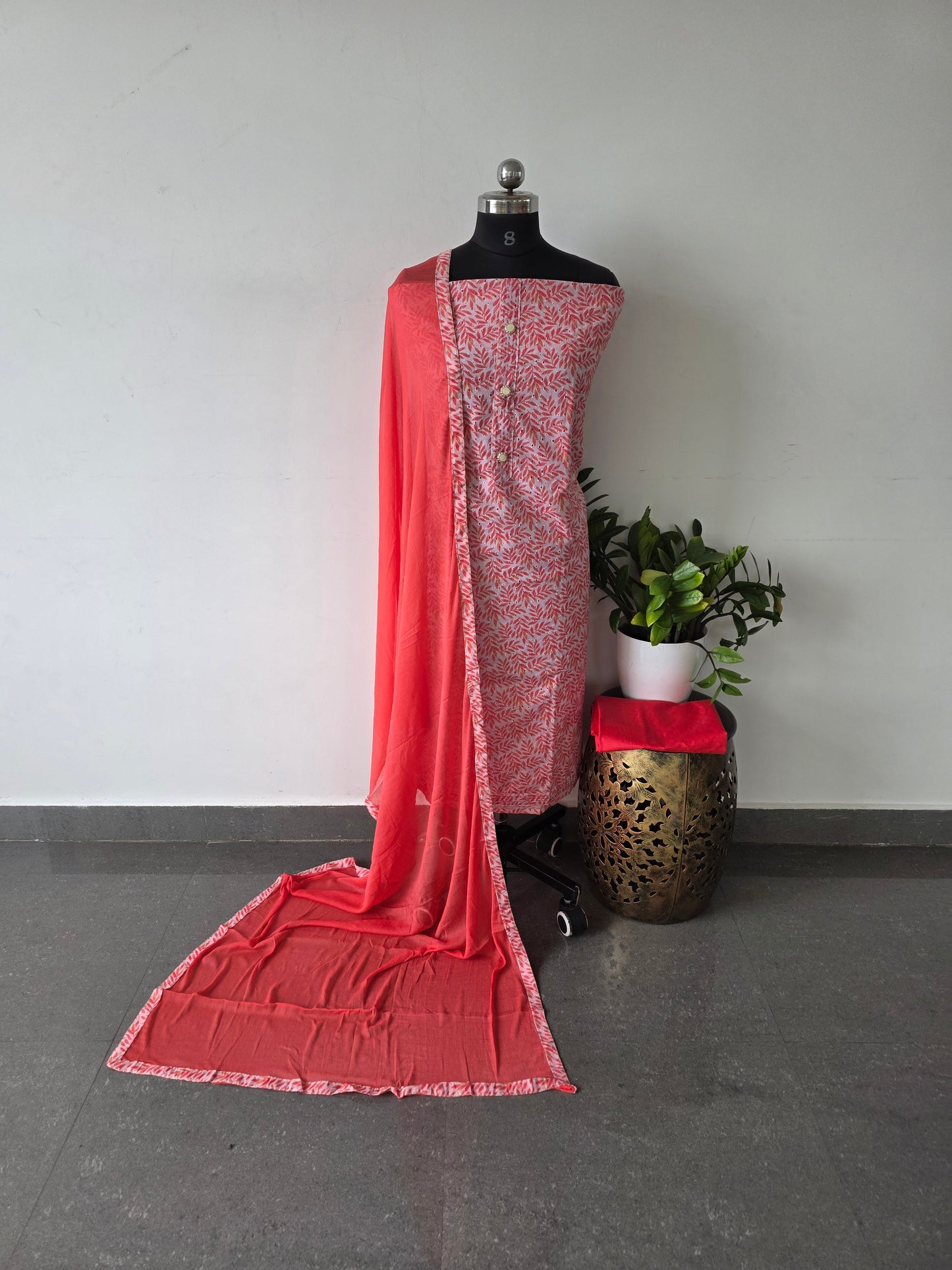 Hakoba silk cotton set -335