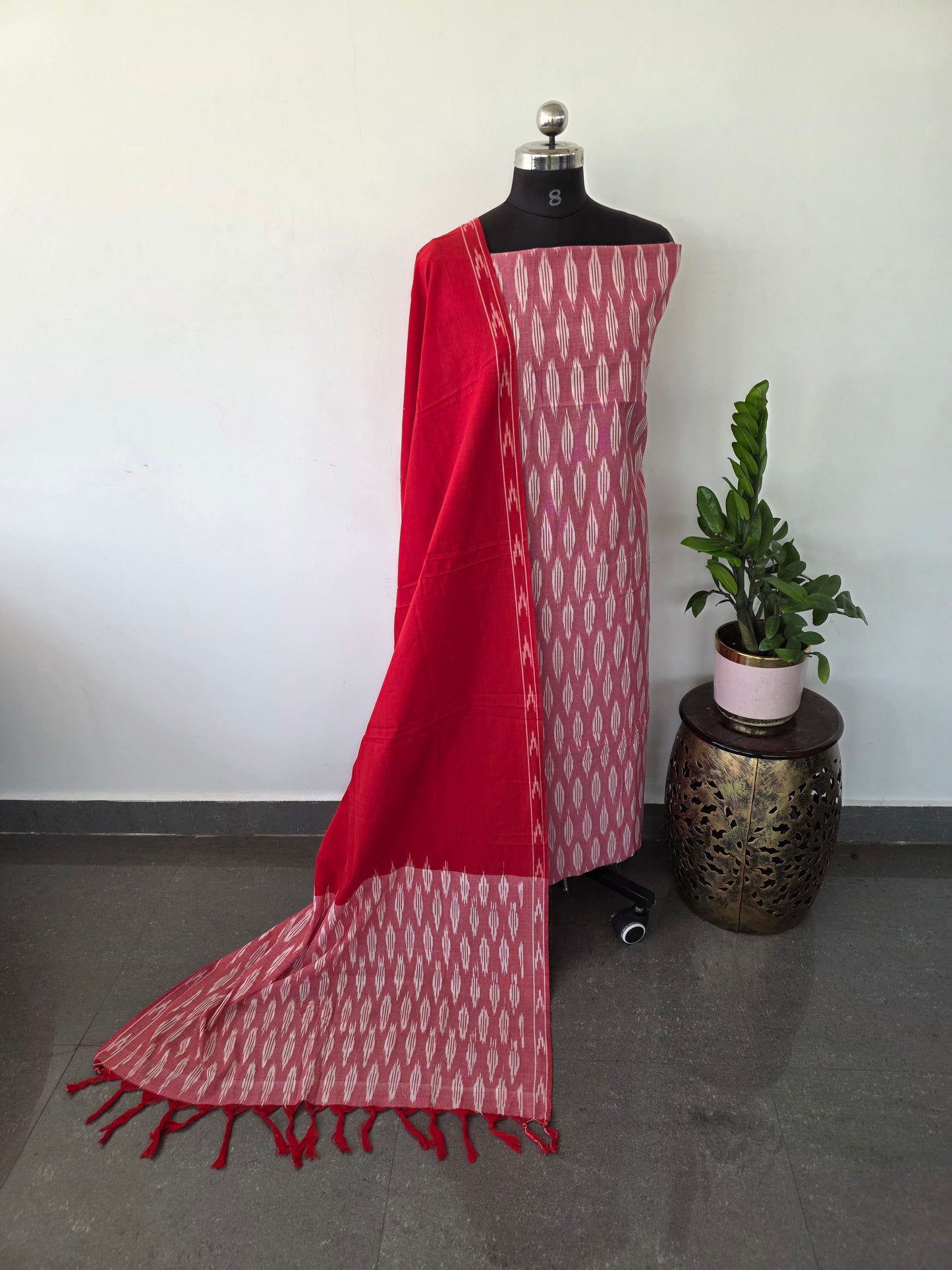 Pochampally ikkat cotton set - KK64