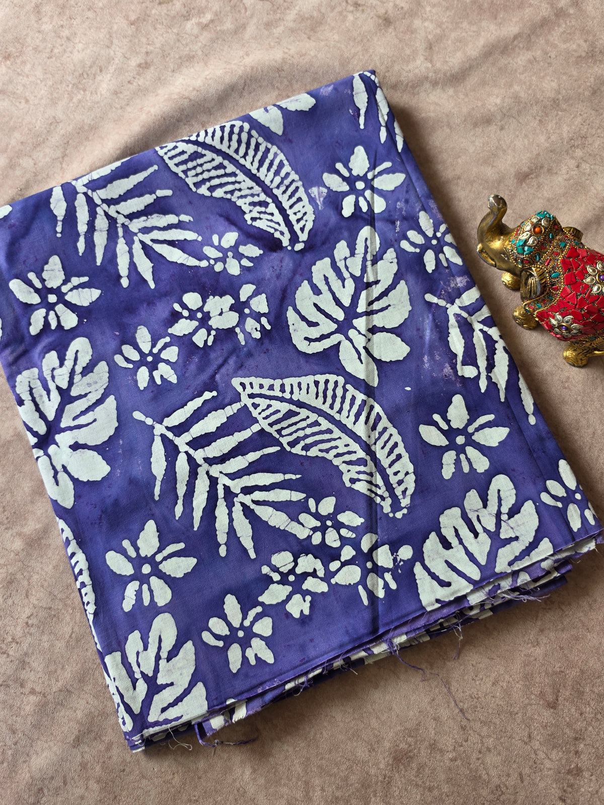 Handcrafted batik cotton running material -HB73