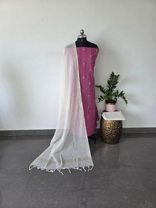 Pure handloom cotton set  - WH29