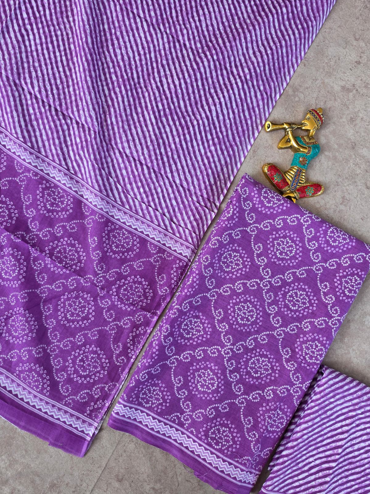 Jaipuri cotton salwar set - JA621