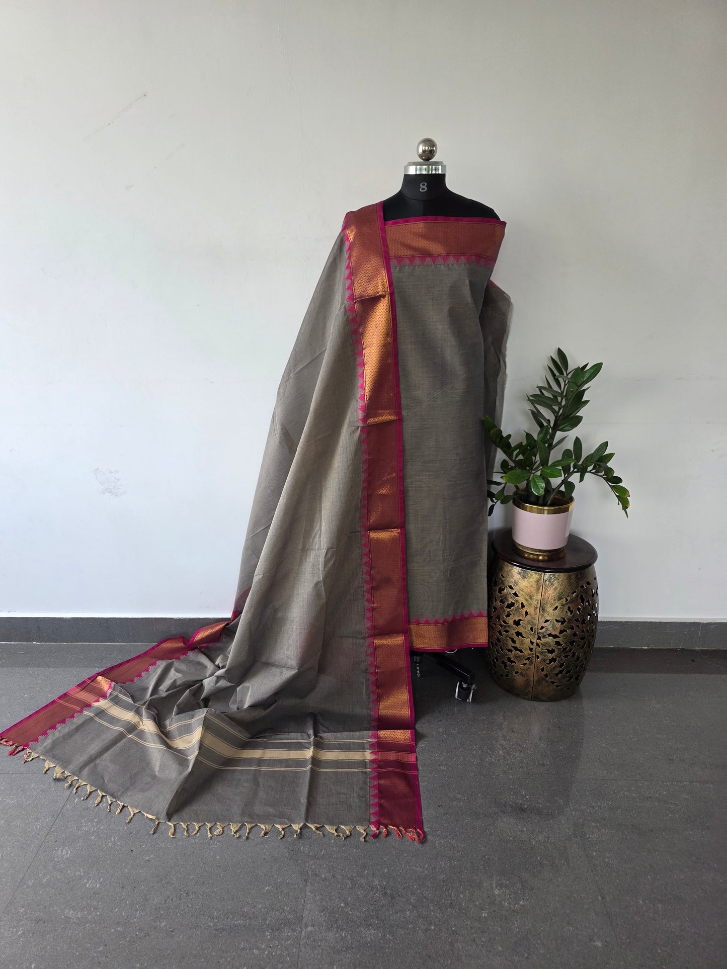 Premium chettinadu cotton set - DU43