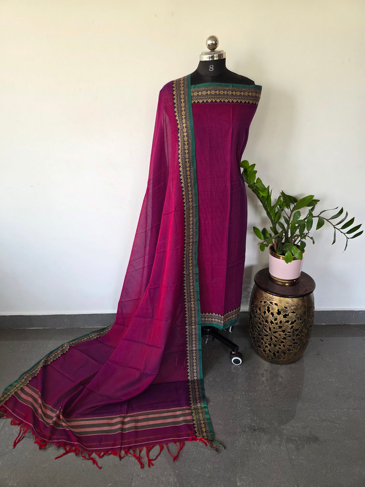 Mercerised narayanapet salwar set (4.5 meters)- NA740