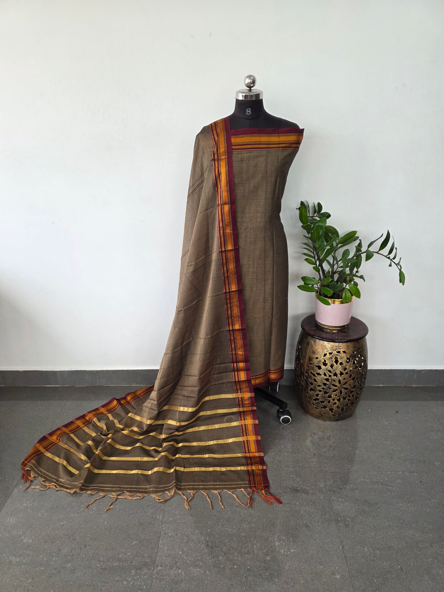 Mercerised narayanapet salwar set (4.5 meters)- NA409