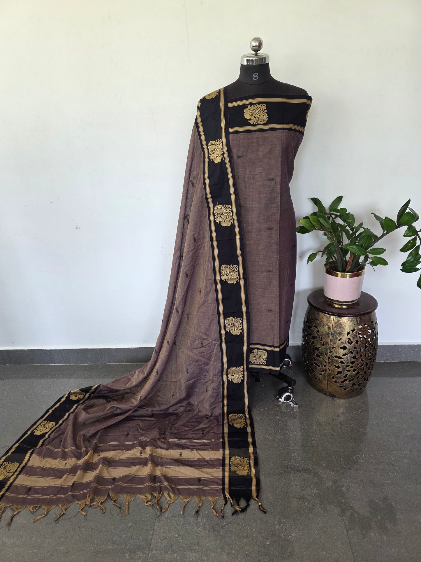Annapakshi Narayanapet salwar set (4.5 mtrs) - Na486
