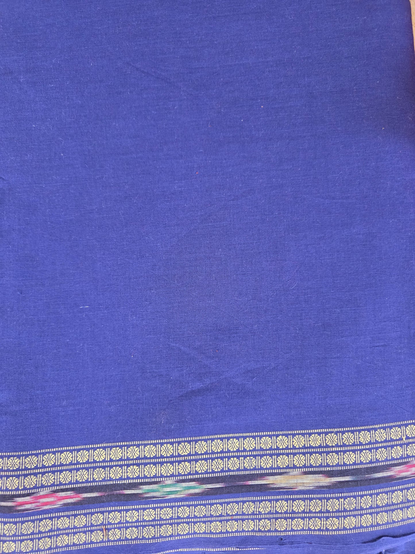 Pure handloom cotton Pochampally border running material ( 0.5 mtrs ) - HRM3