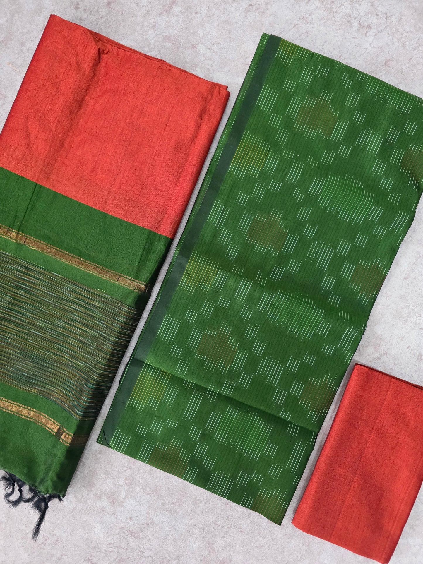 Pochampally full ikkat sico set - Sz308