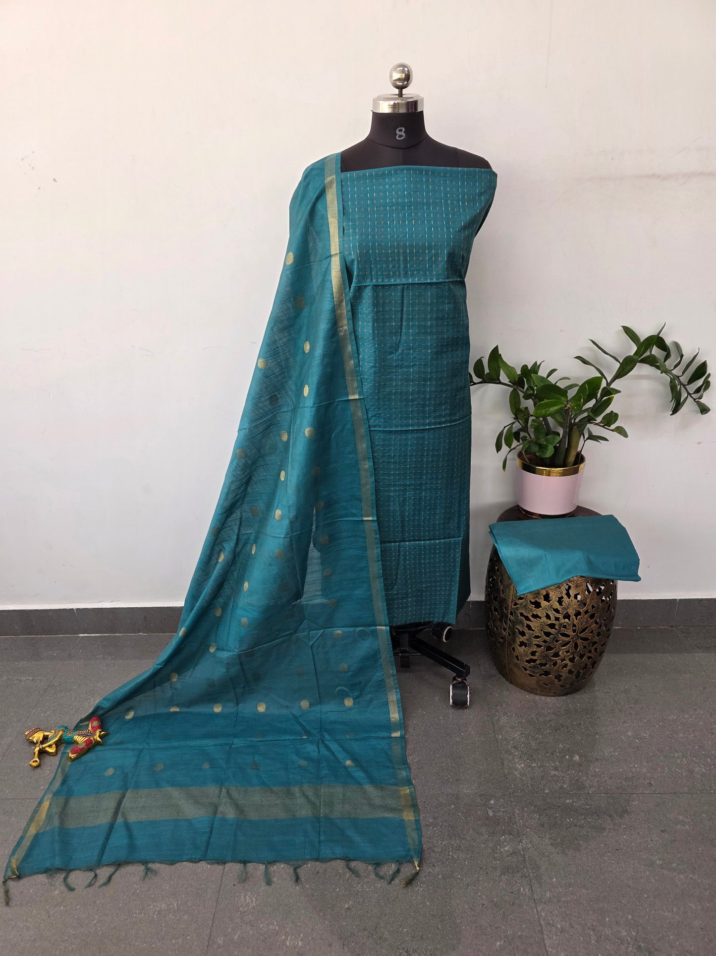Bhagalpuri katan weaving set - BA545
