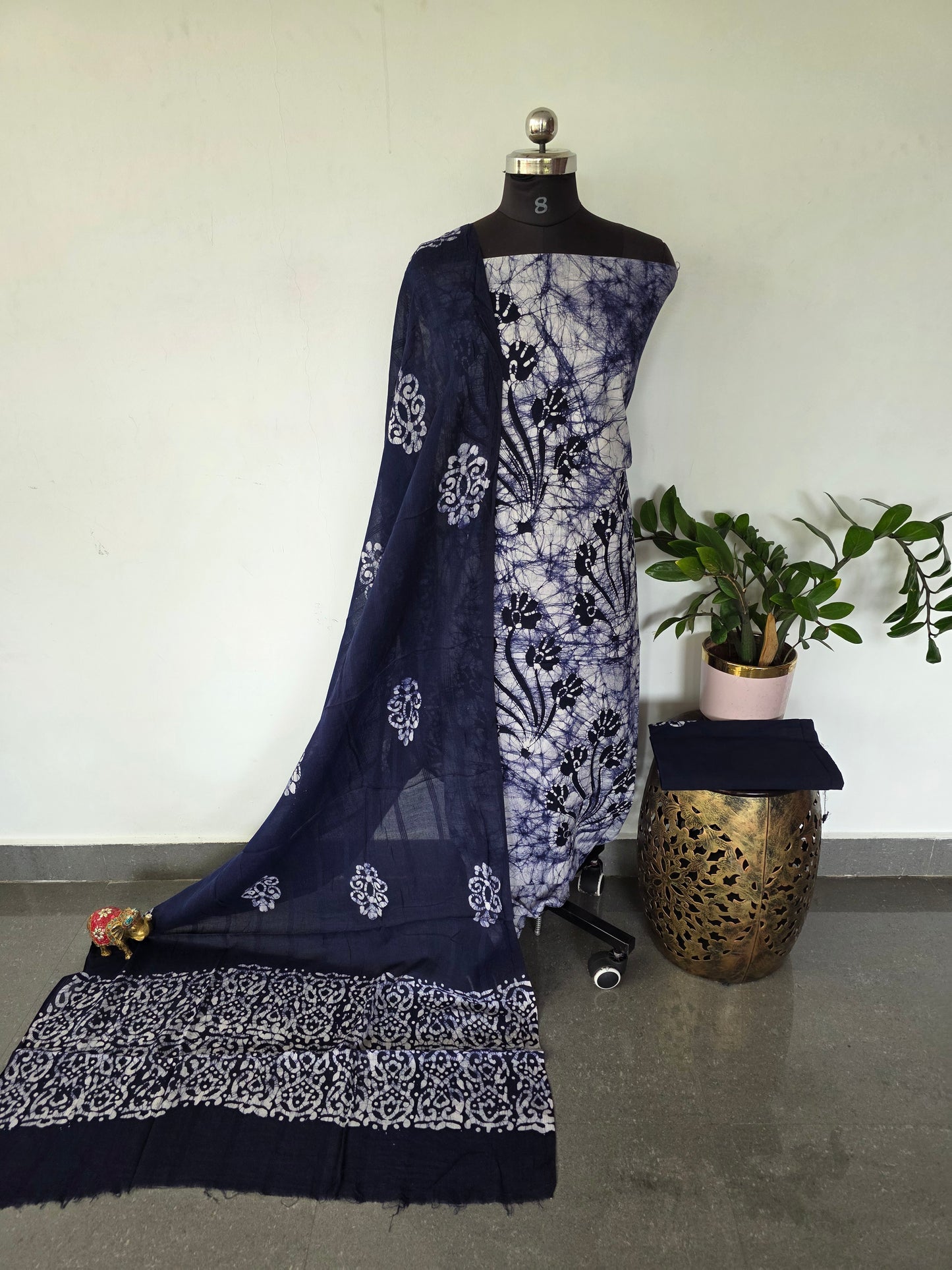 Handcrafted Batik cotton salwar set -BS25