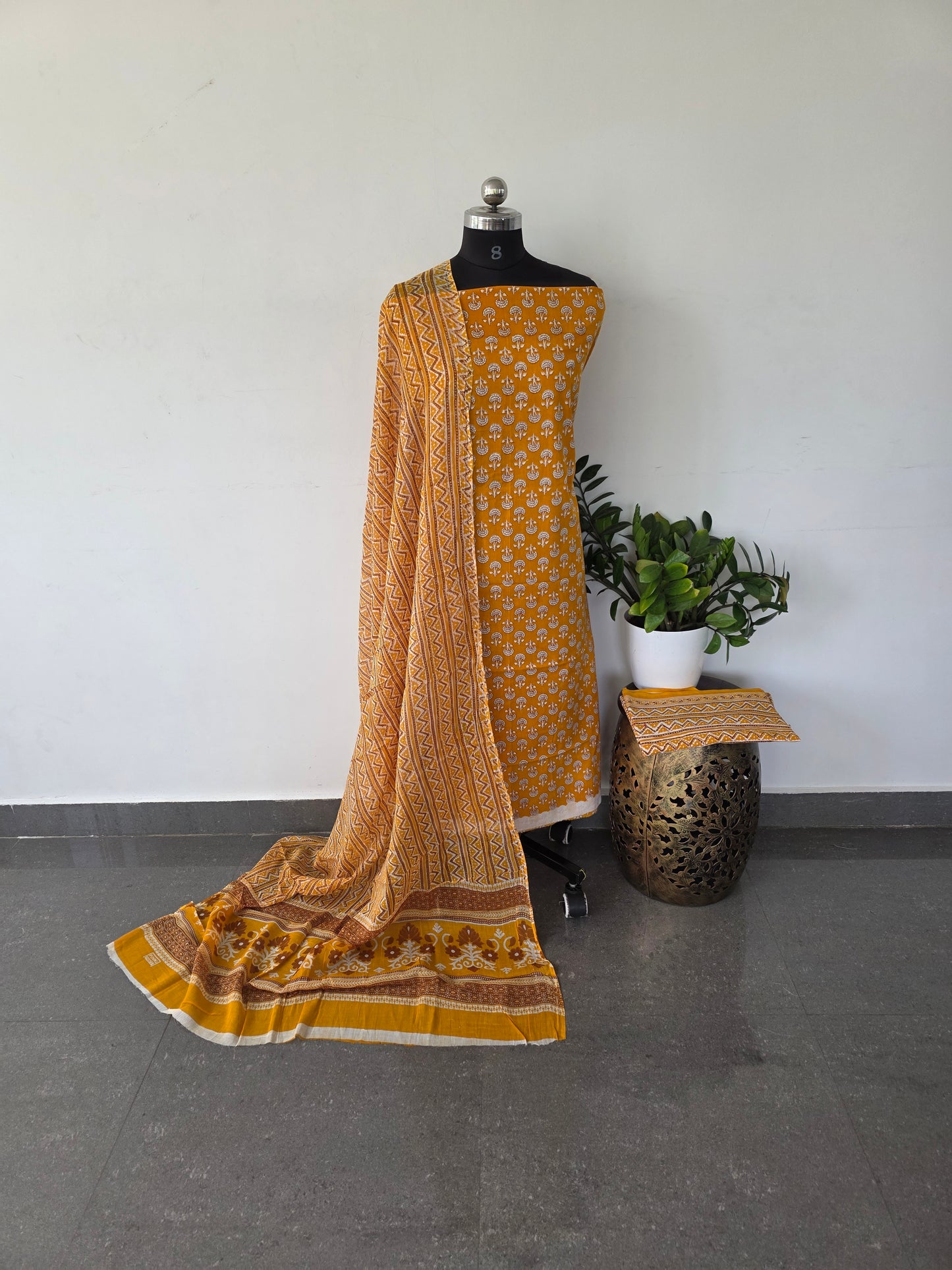 Pure jaipuri cotton set - 201
