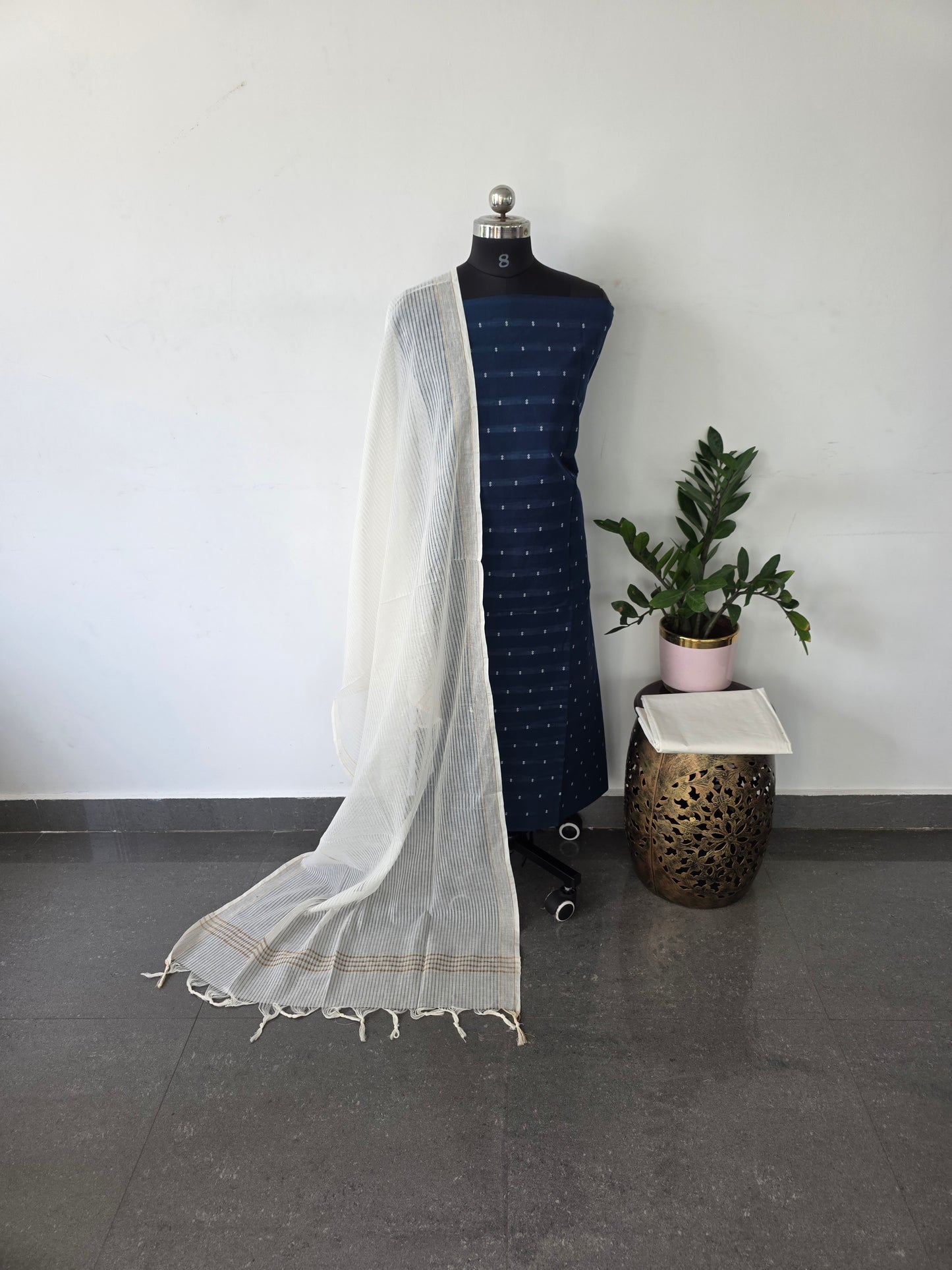 Pure handloom cotton set  - WH31