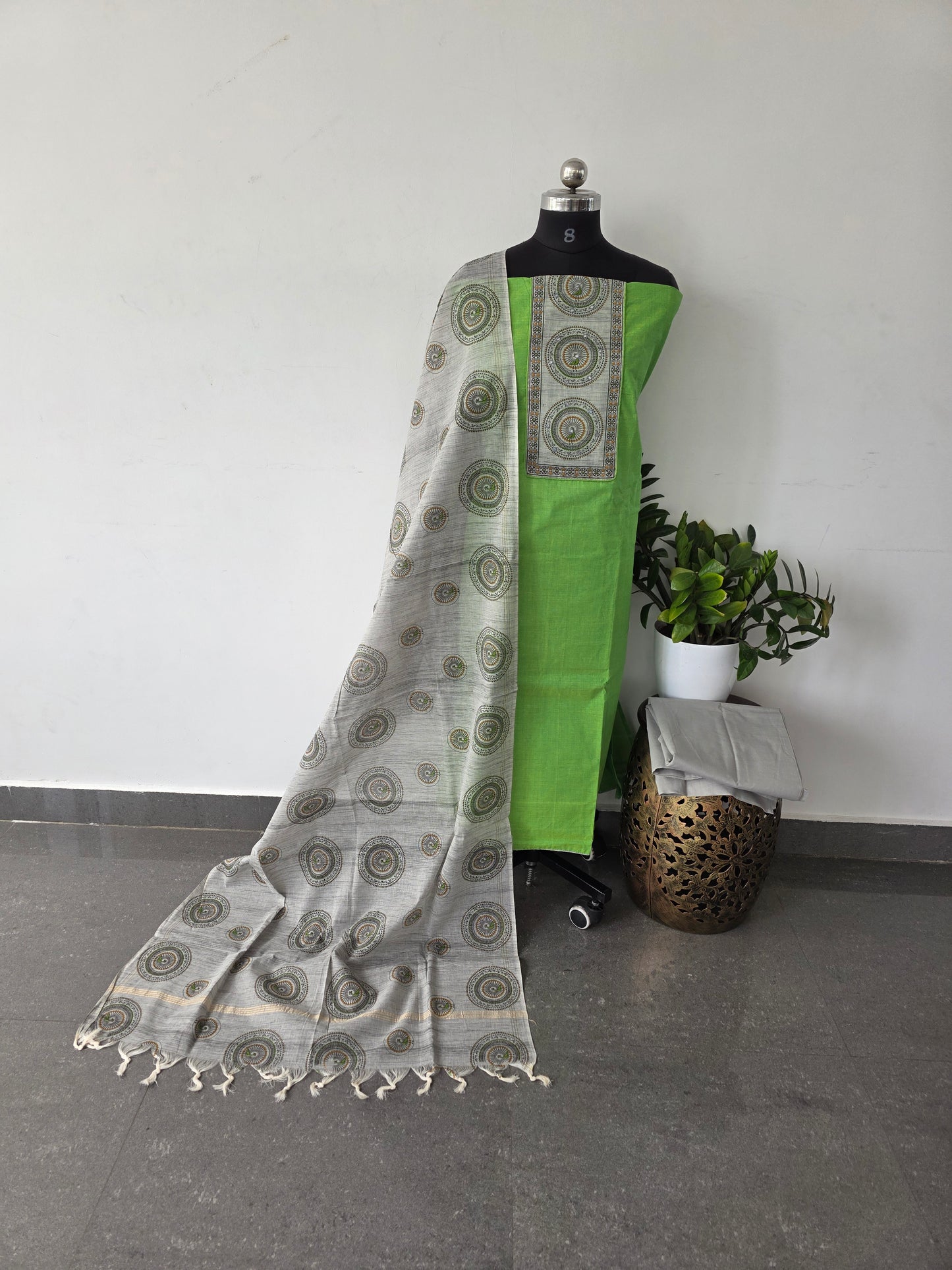 Handloom cotton set -DS118