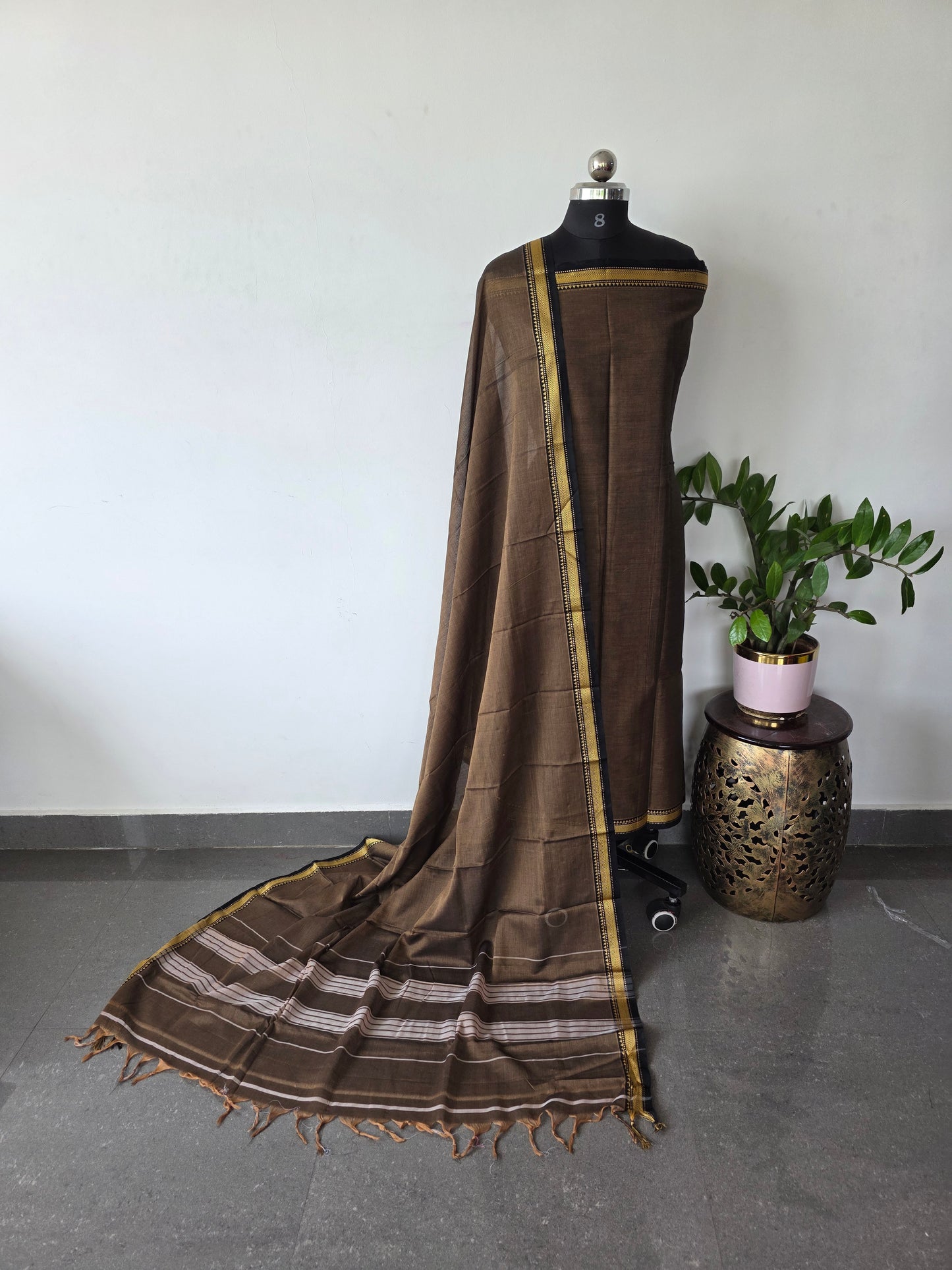 Mercerised narayanapet salwar set (4.5 meters)- NA332