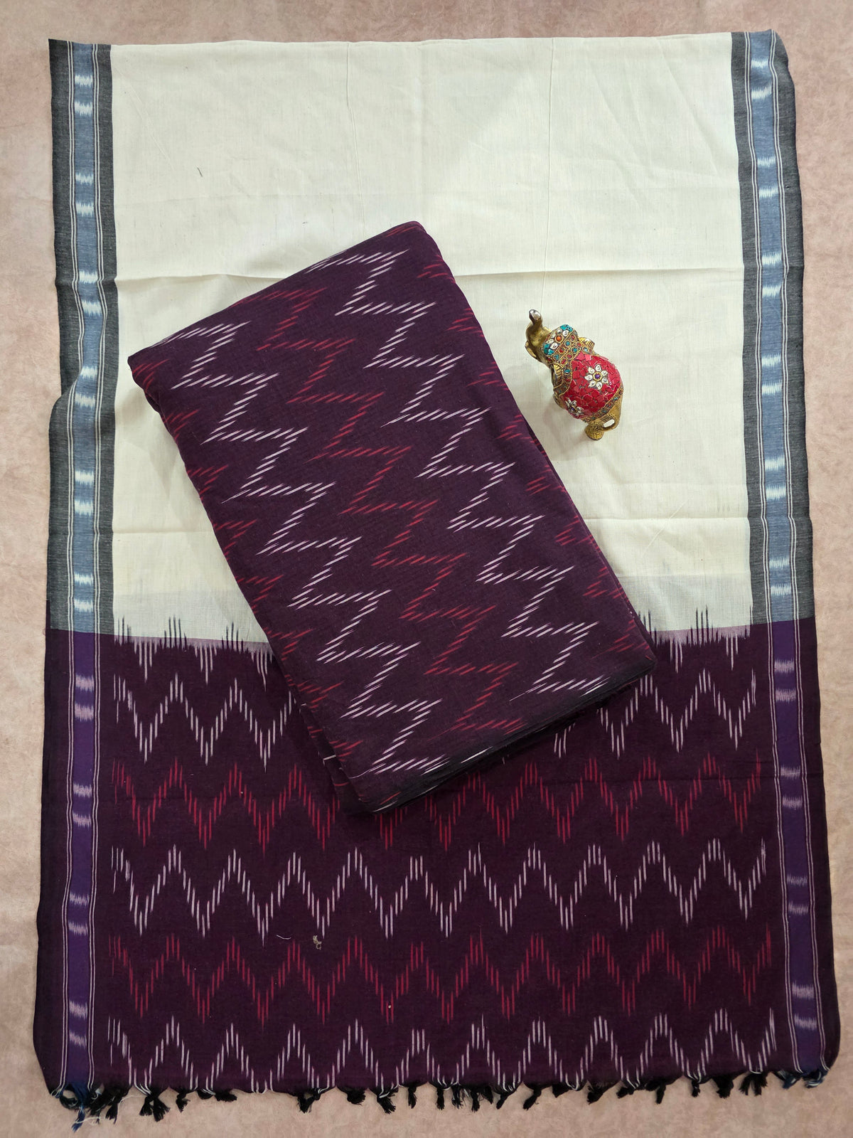 Pochampally ikkat cotton set -WW318