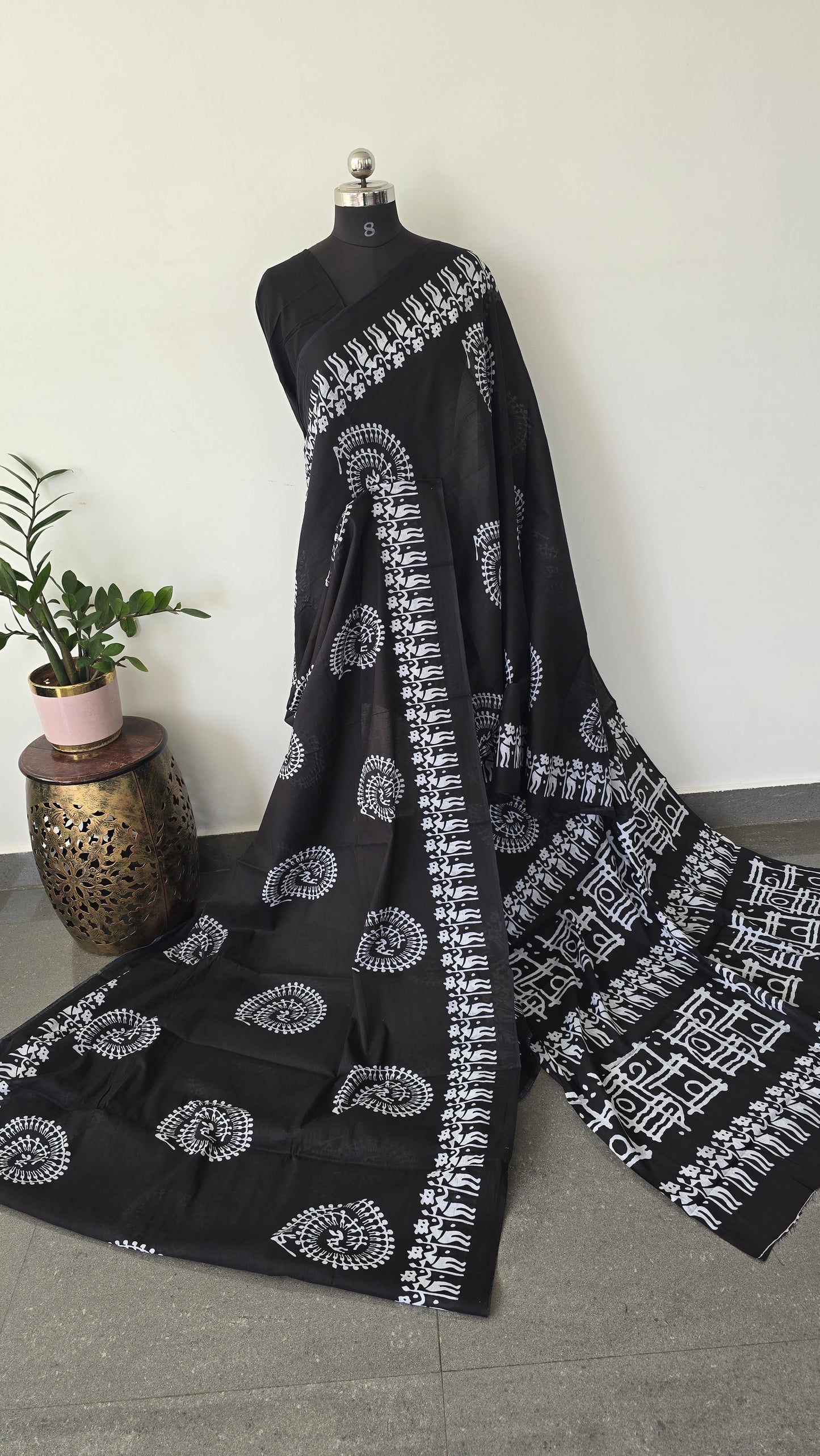 Jaipuri pure cotton saree - JF64