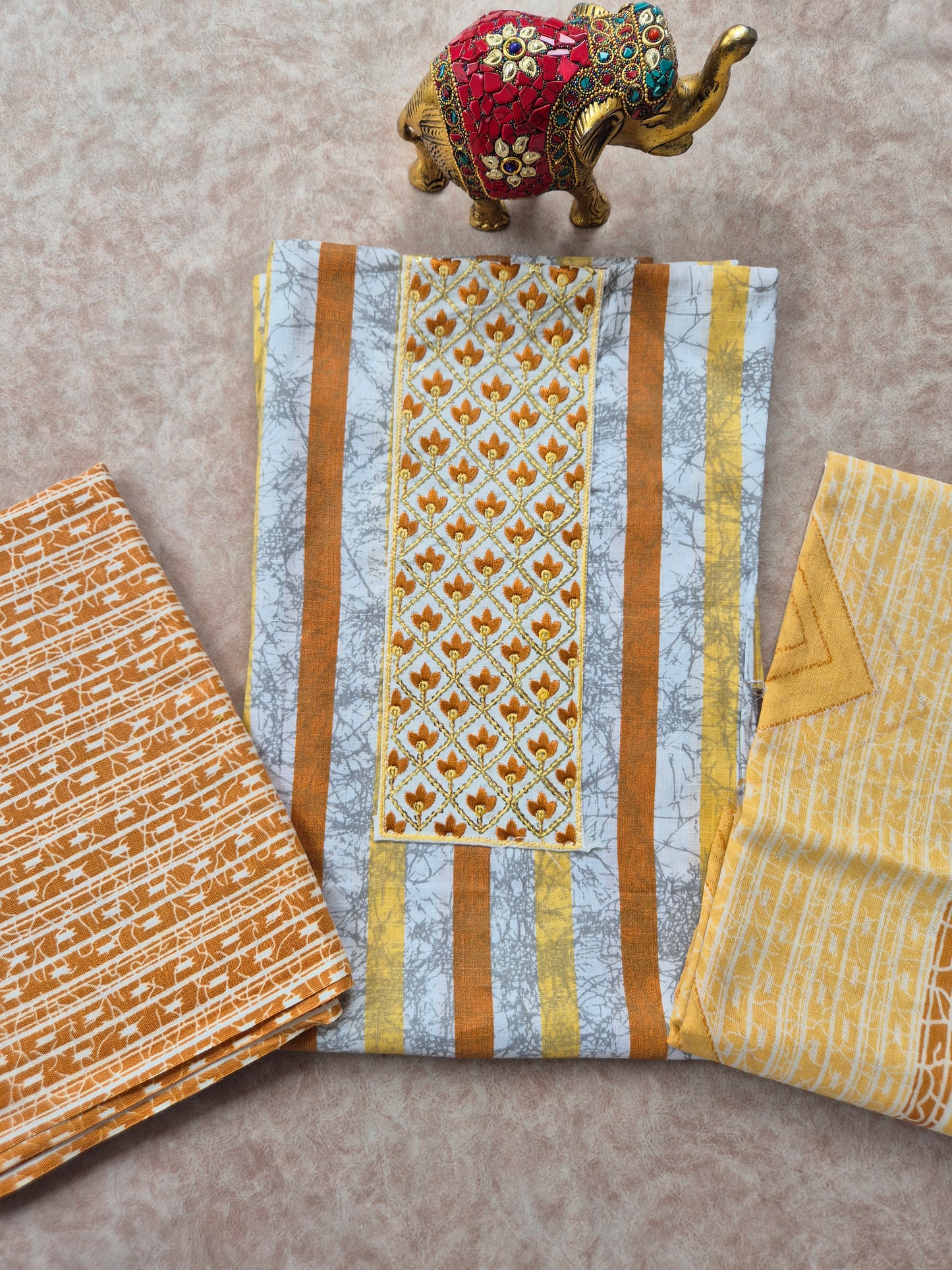 Slub cotton set - D80