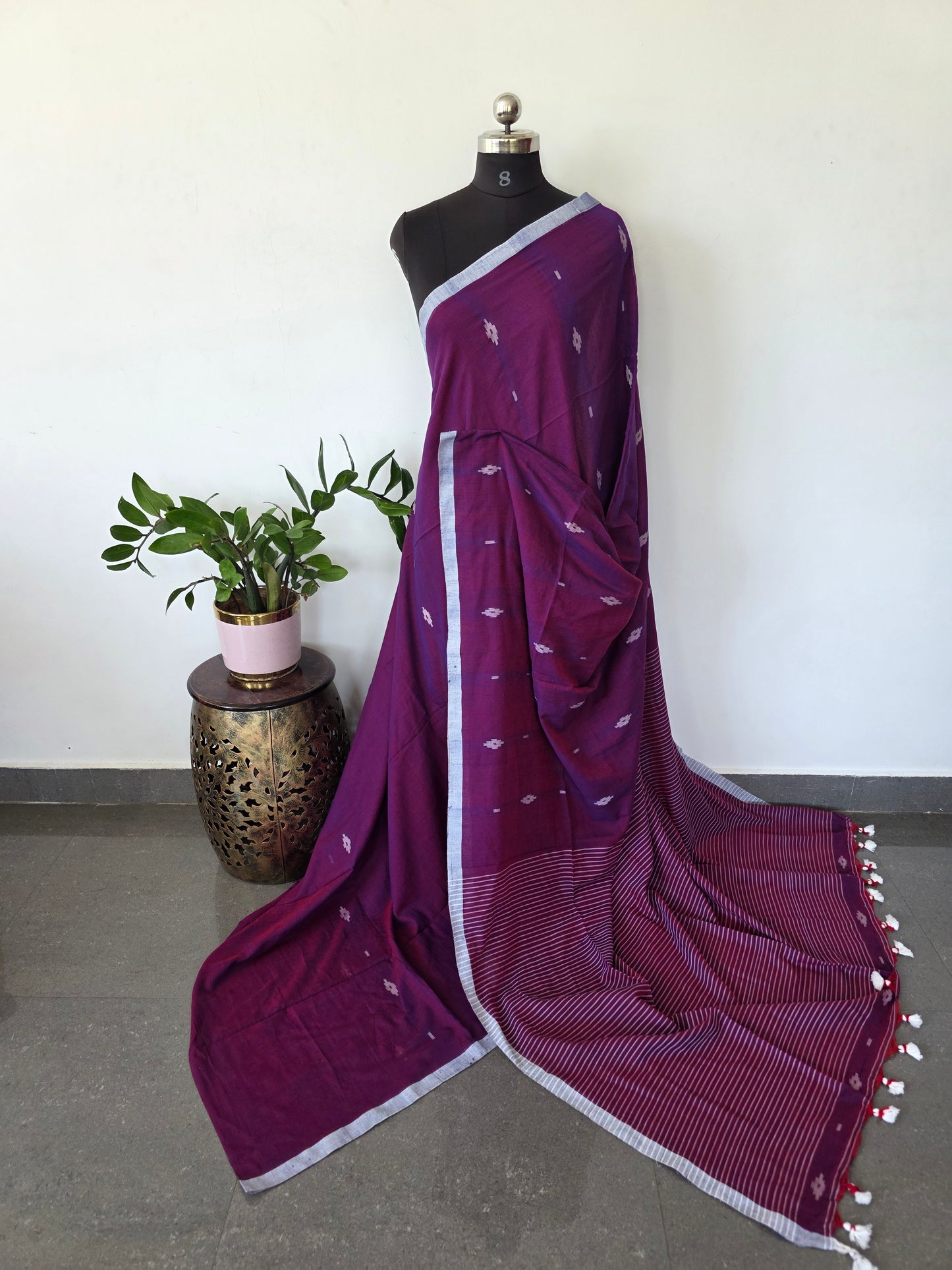 Malai cotton West Bengal saree - BB591