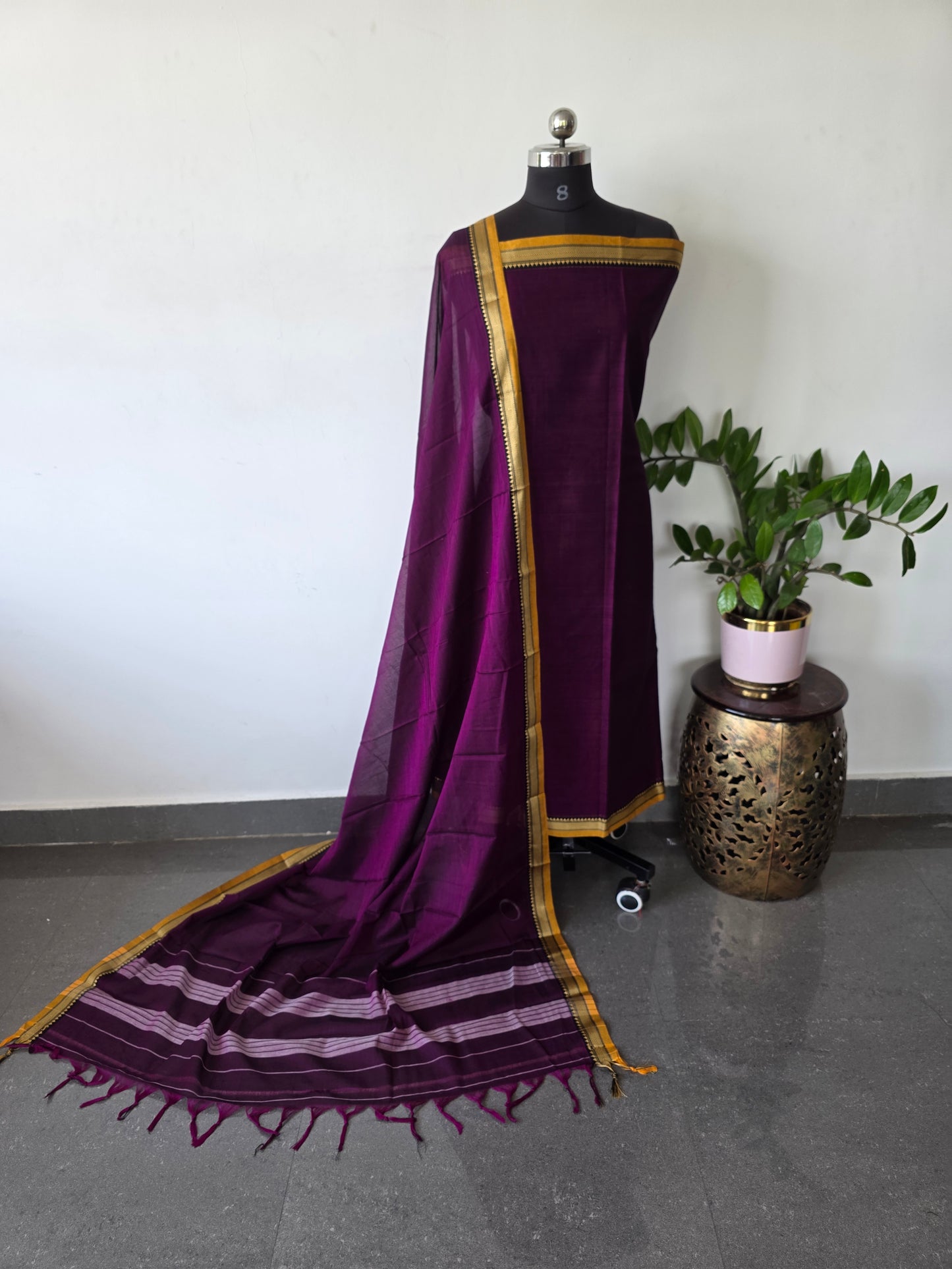 Mercerised narayanapet salwar set (4.5 meters)- NA327