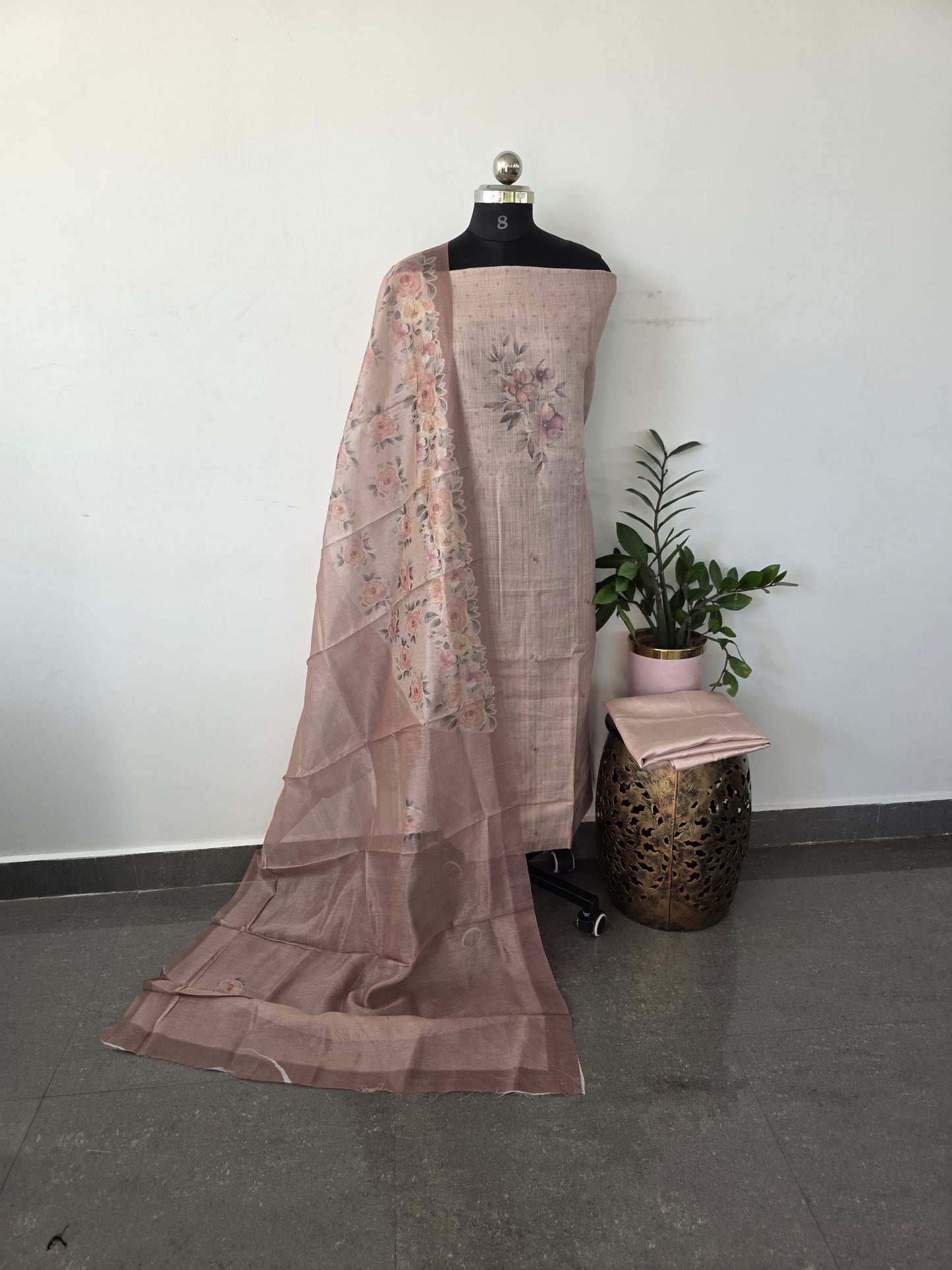 Fancy tissue silk set - 9