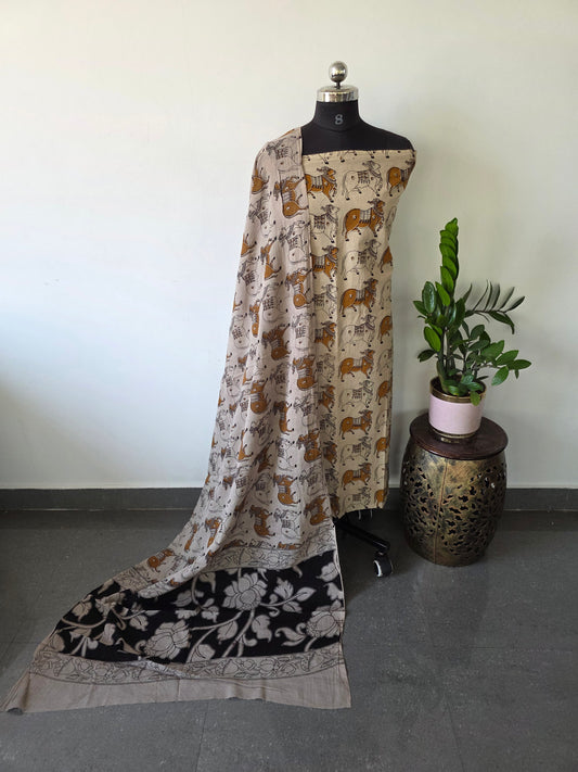 Pure kalamkari cotton salwar ( 2 pc set ) - AK119