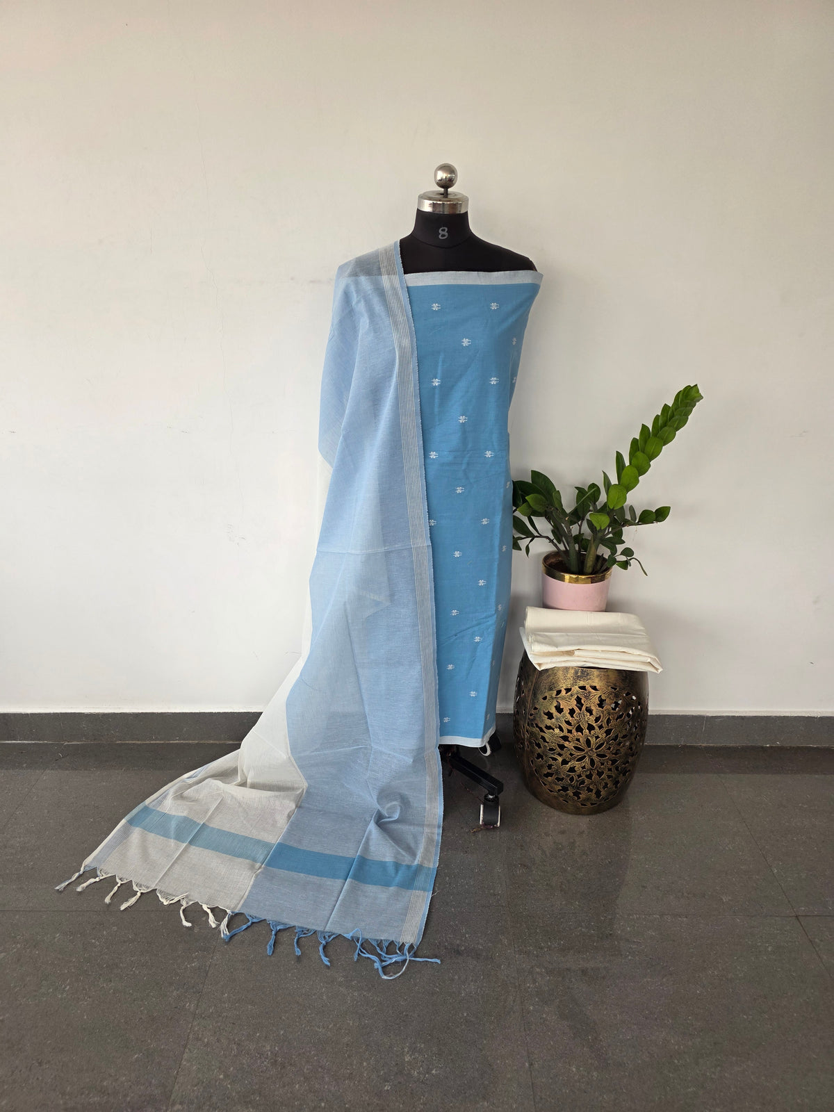 Pure handloom cotton set - HA38