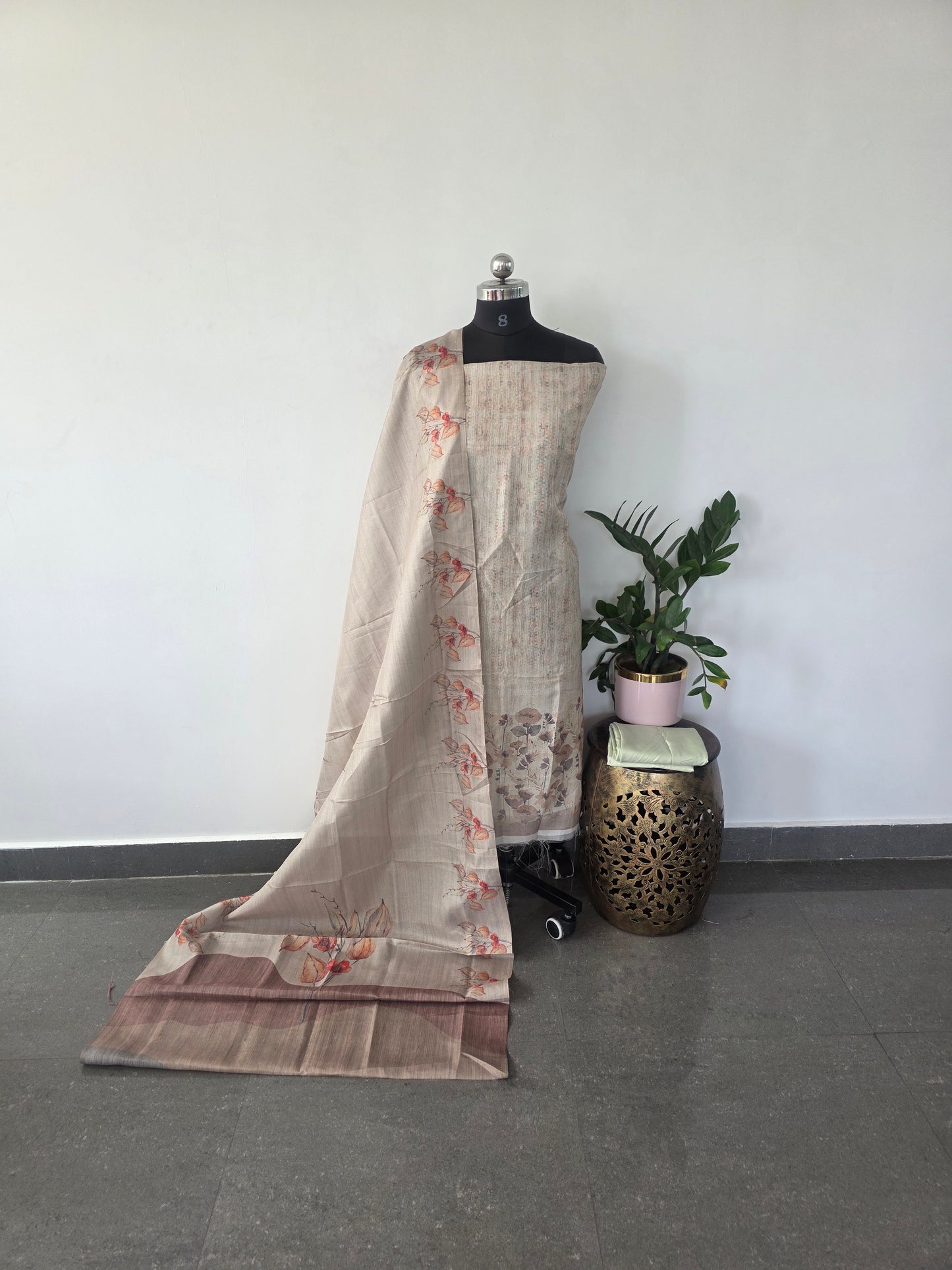 Fancy tussar silk set - 41