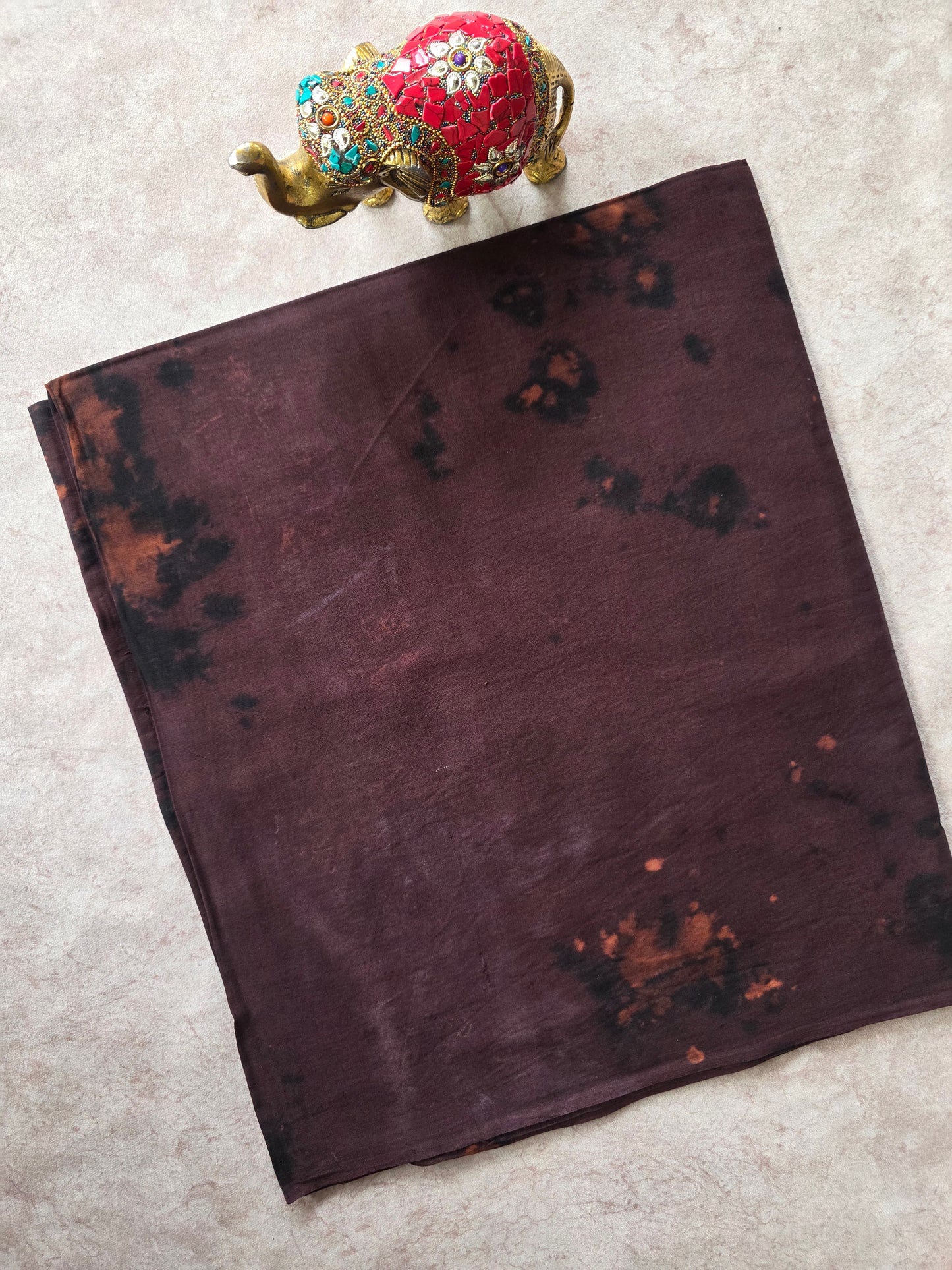 Tie & dye marbel print Batik Nighty/ Kaftan fabric ( approx 3 mtrs ) - NF58