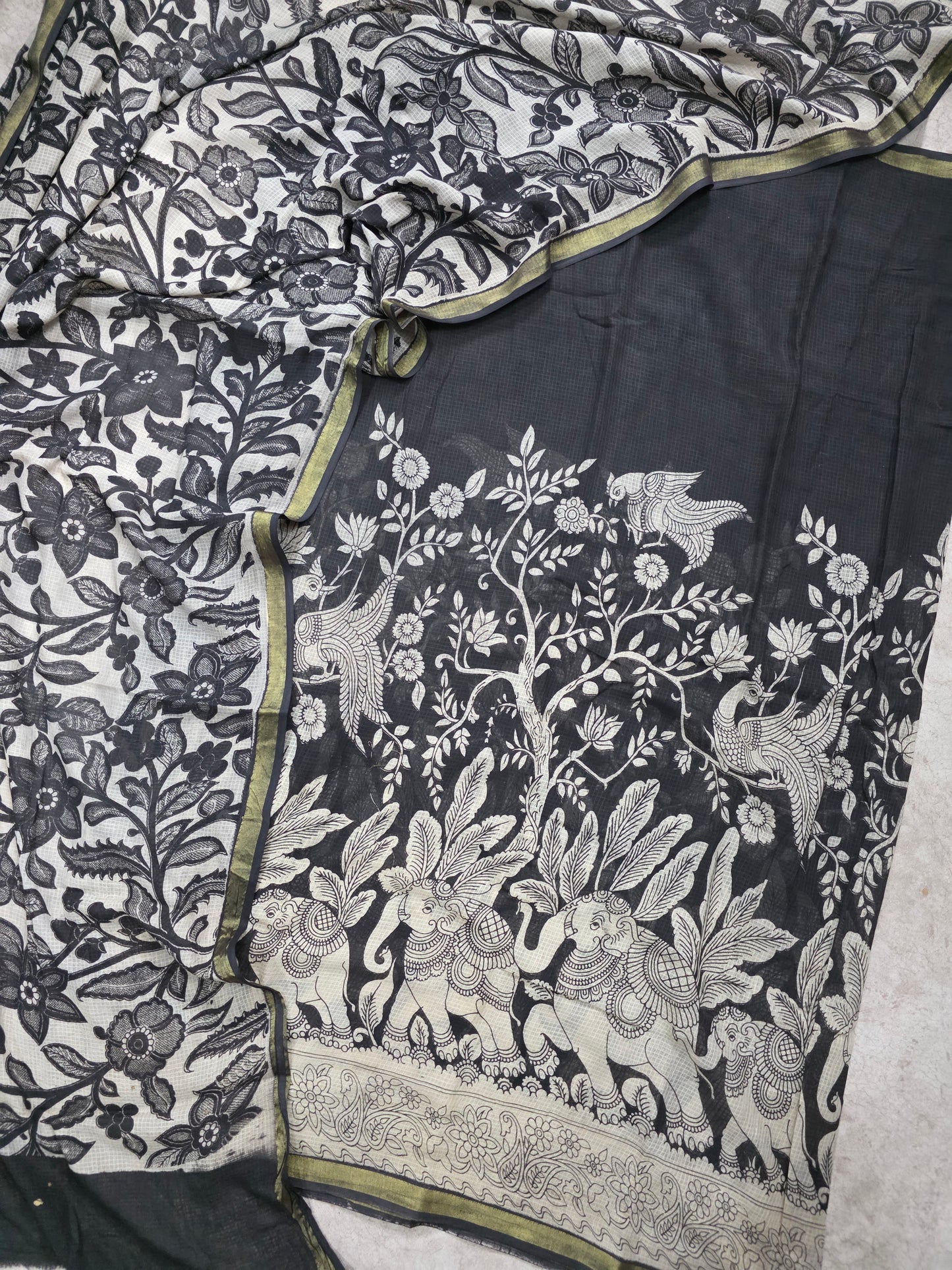 Kota kalamkari set ( 2 pc set )- RV138