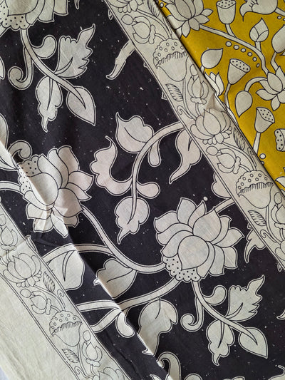 Pure Kalamkari Cotton Salwar Set (2.5 Metres) - Ak360