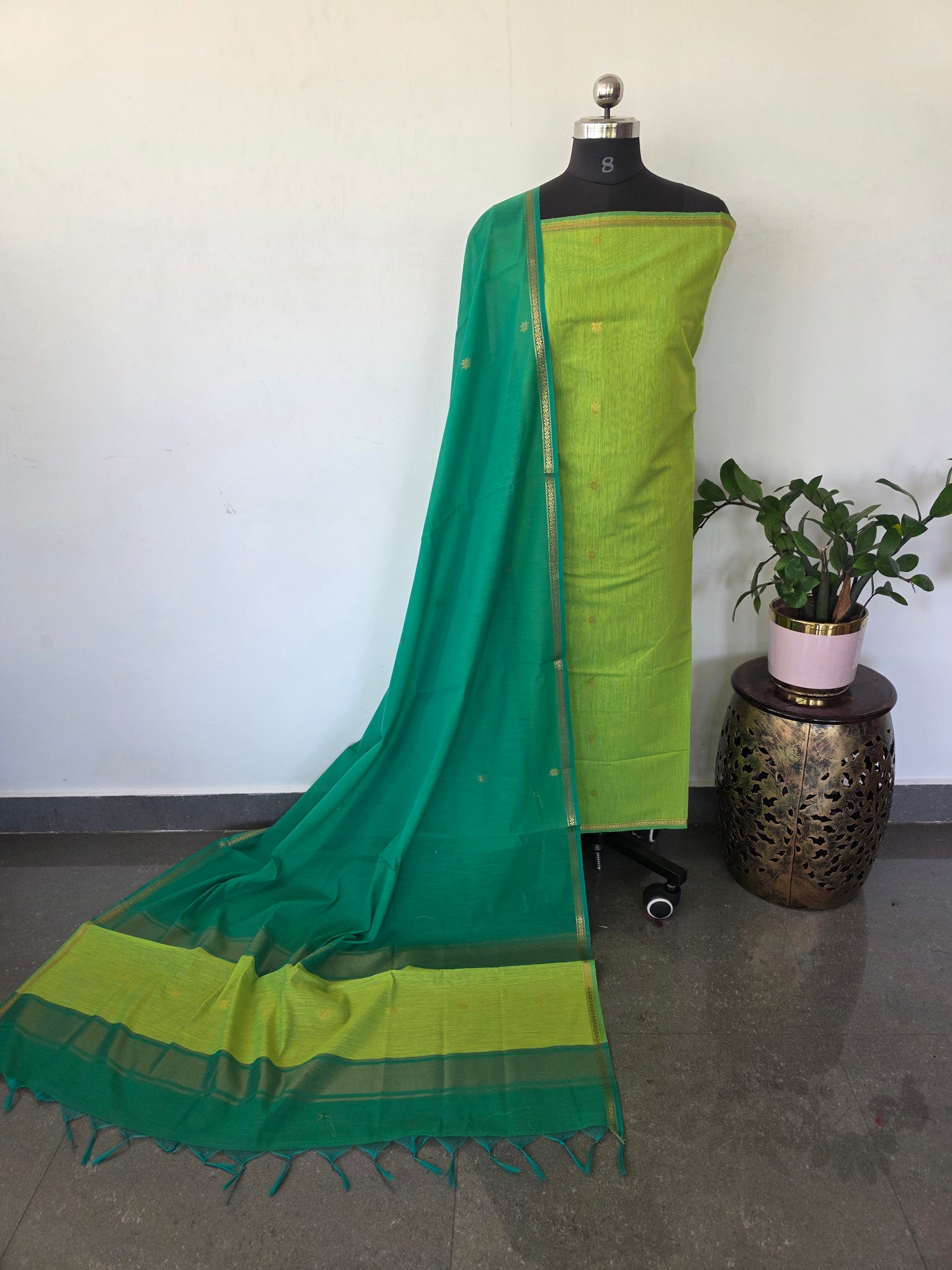 Semi Maheshwari silk salwar set - SM170