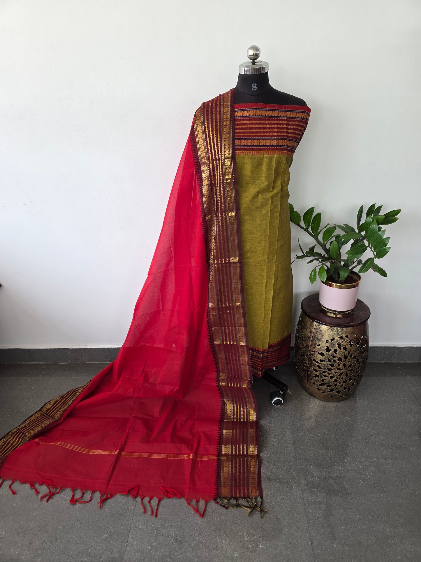 Premium chettinadu cotton salwar set - CK131
