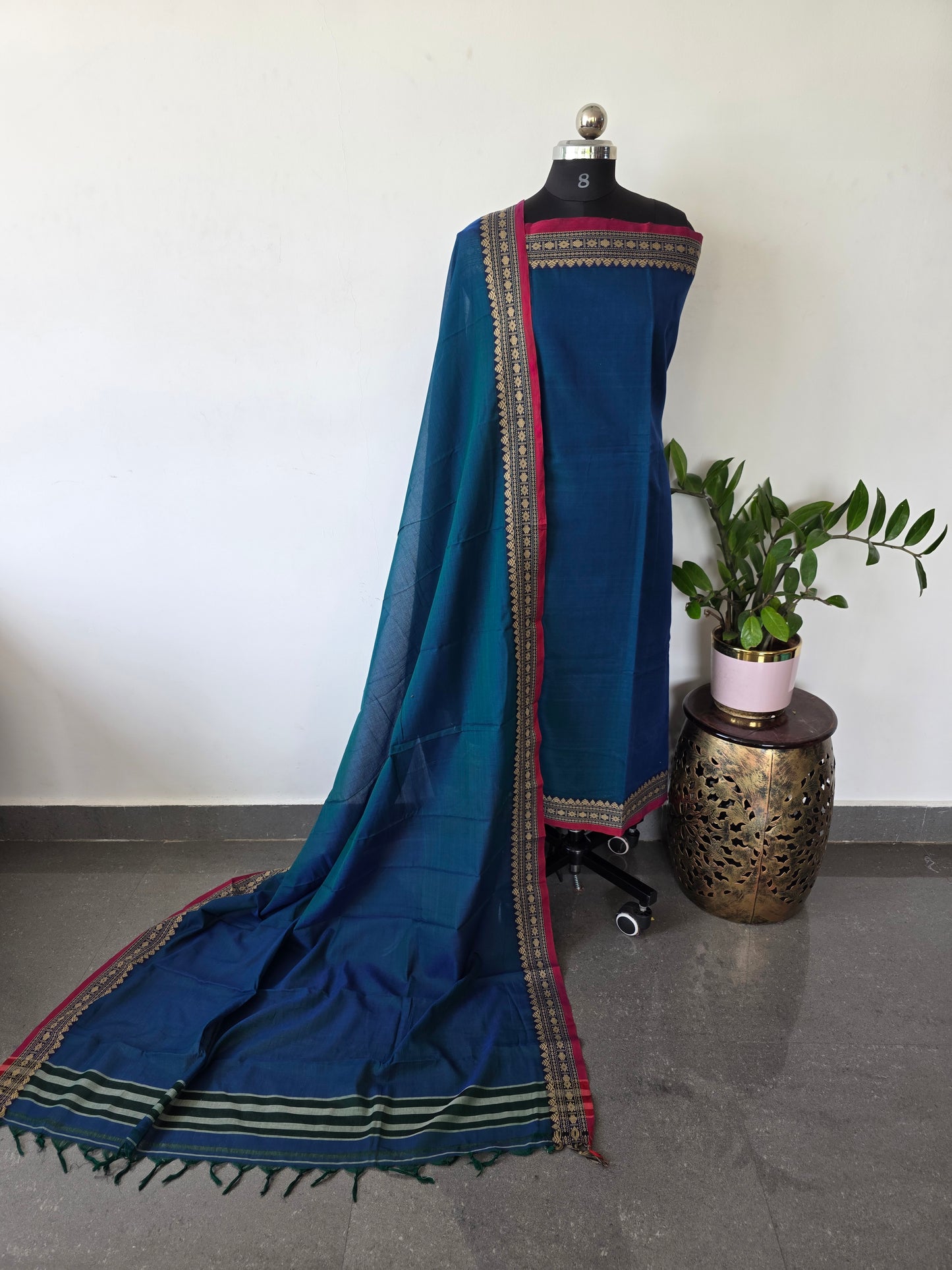 Mercerised narayanapet salwar set (4.5 meters)- NA353