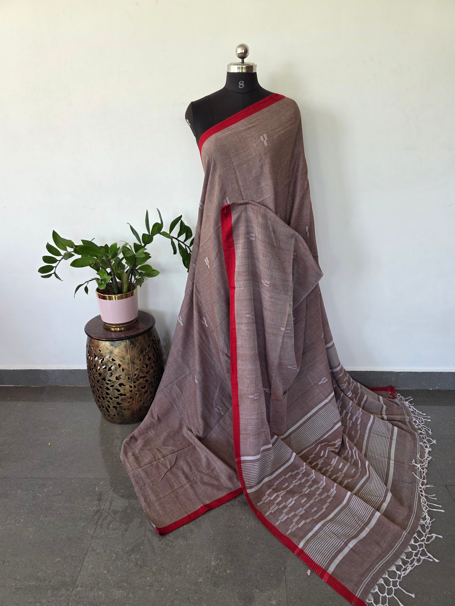 Malai cotton West Bengal saree - BB605