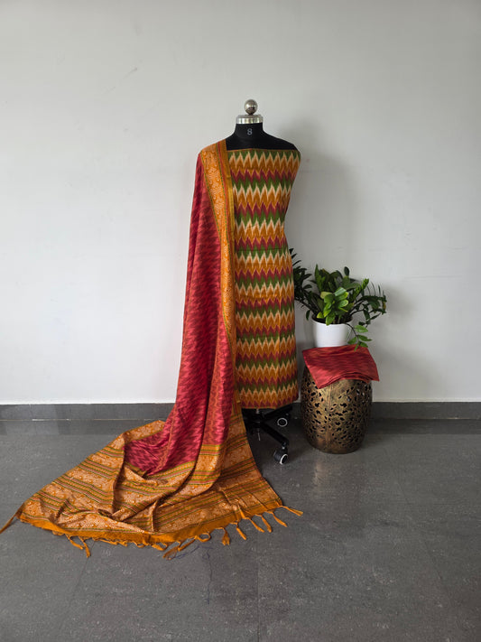 Premium soft Patola silk set - SP22