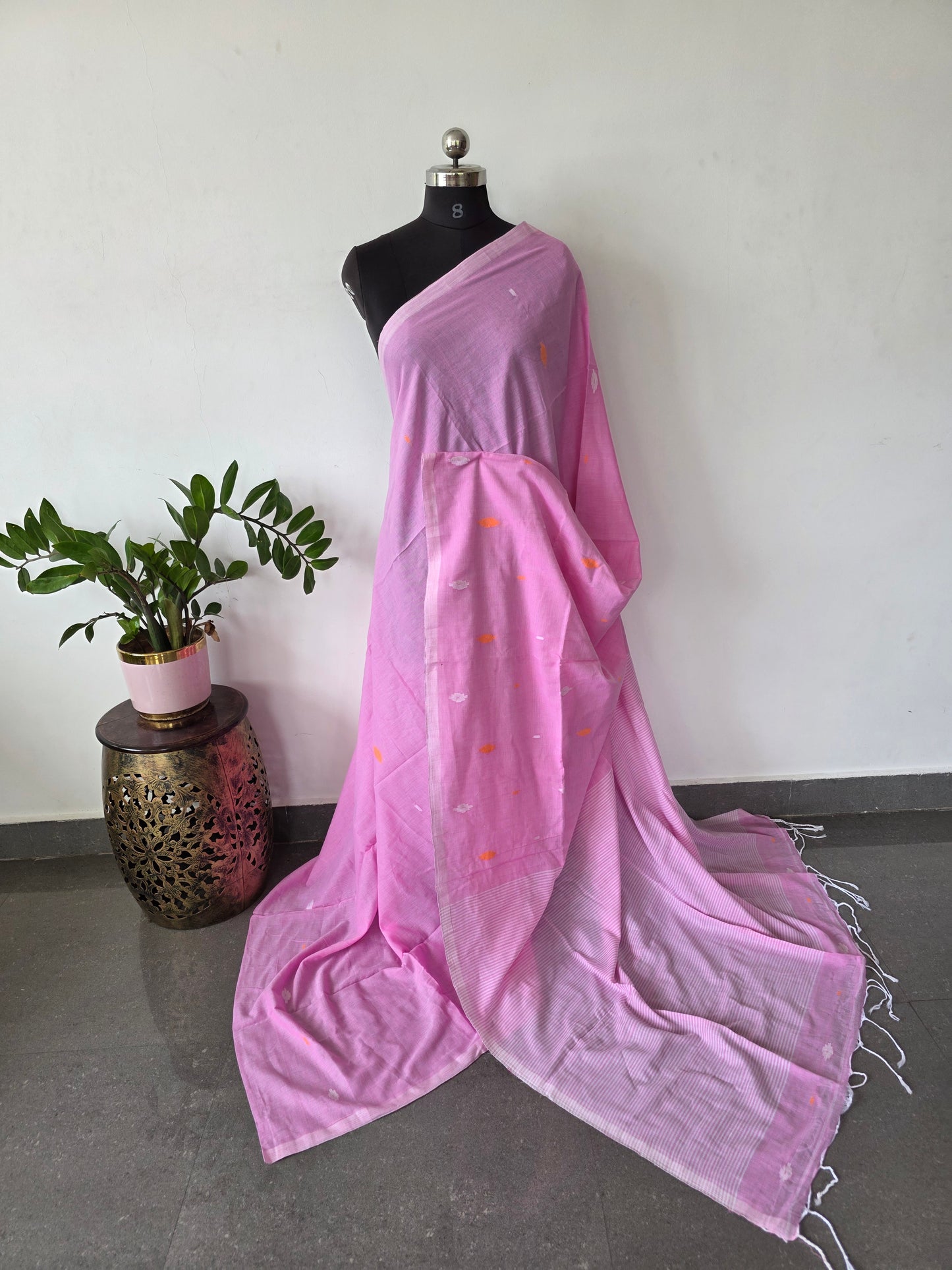 Malai cotton West Bengal saree - BB552