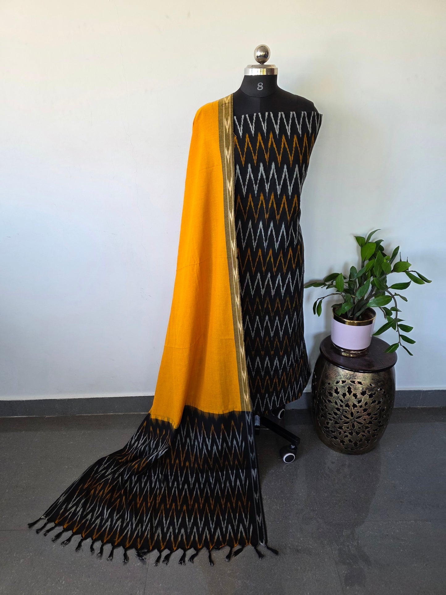 Pochampally ikkat cotton set - KK89