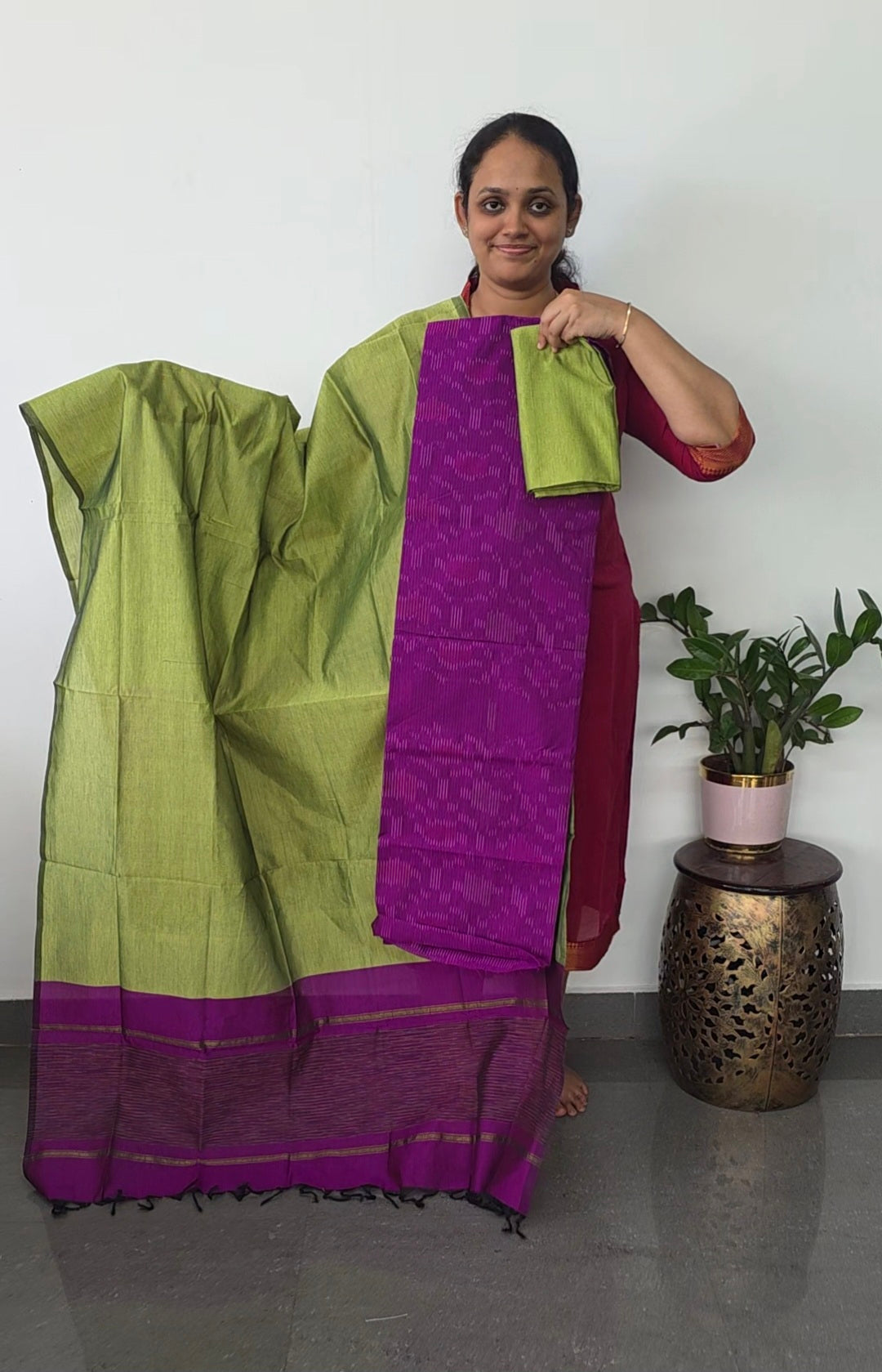 Pochampally full ikkat sico set - SZ320