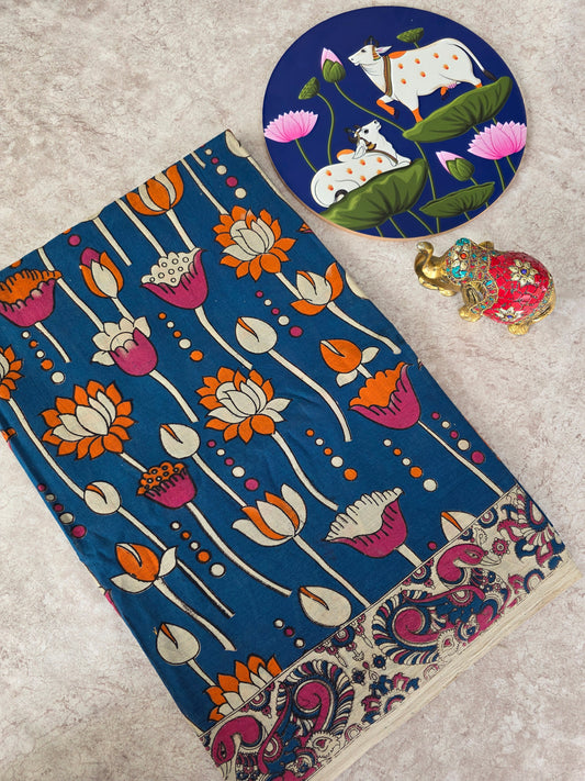 Pure kalamkari cotton set  - KS7