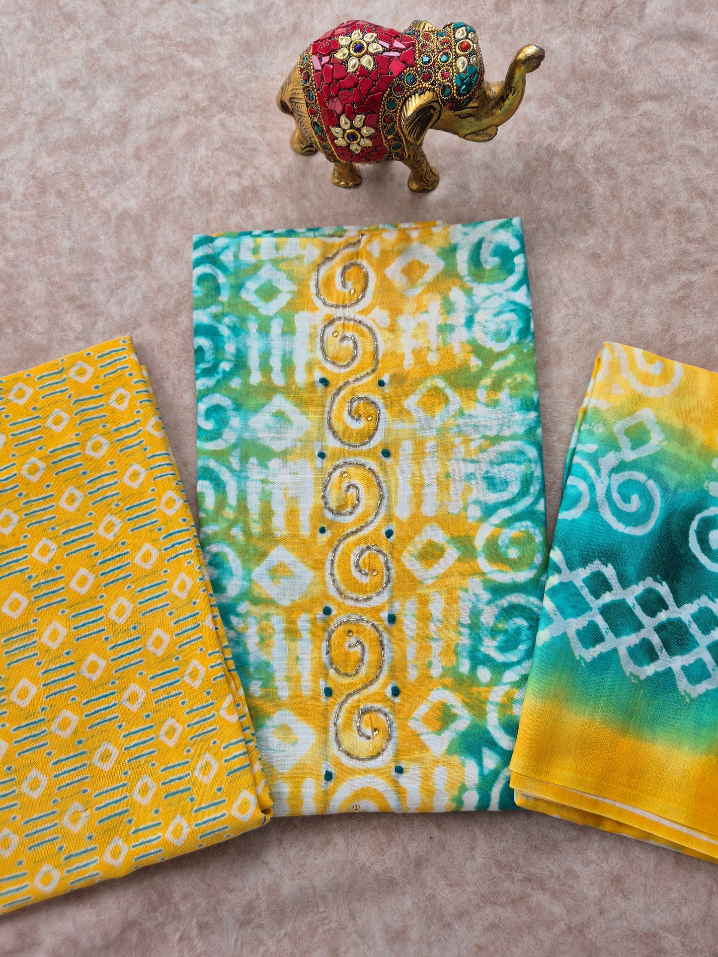 Slub cotton set - D83