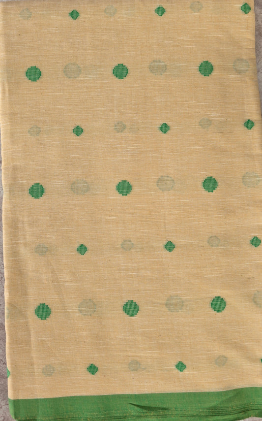 Pure handloom cotton running material (2.50 mtrs) -D1