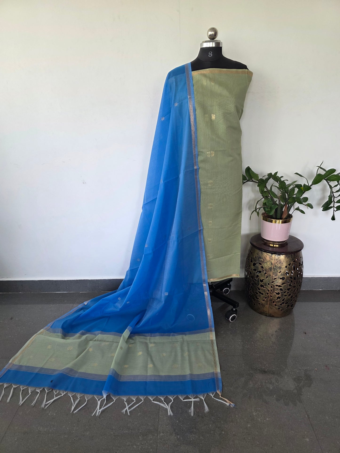 Semi Maheshwari silk salwar set - SM195